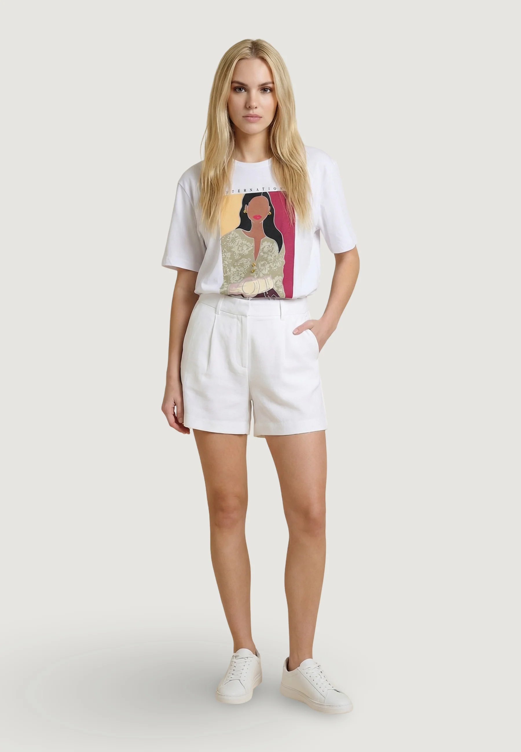 Bermuda da completo Only Onlita Hw Linen Look Shorts Tlr - Image 4