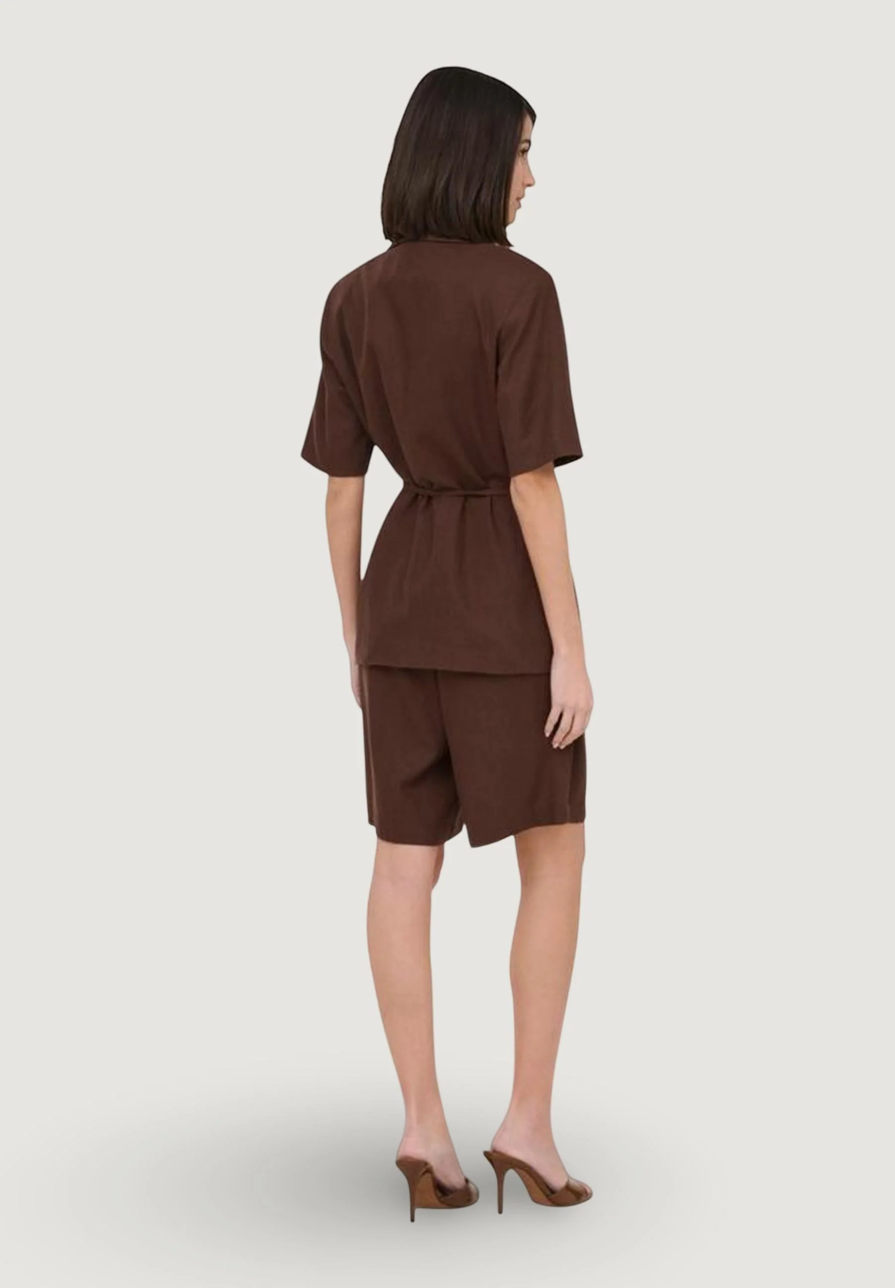 Bermuda Jacqueline de Yong Jdynaomi Linen Mw Bermuda Shorts Tlr - Image 2