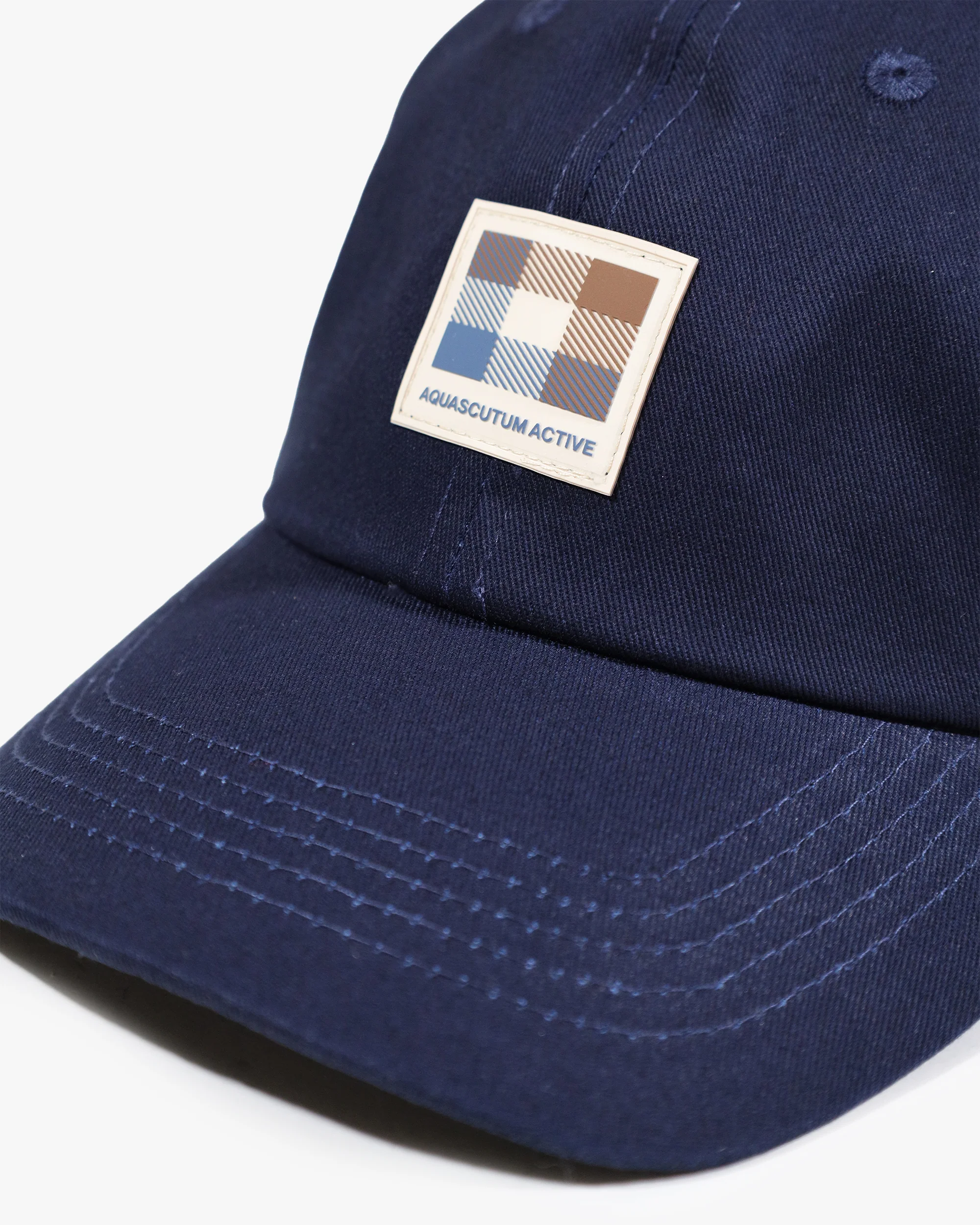 Berretto Aquascutum Active ICONIC RUBBER PATCH BASEBALL CAP - Image 5