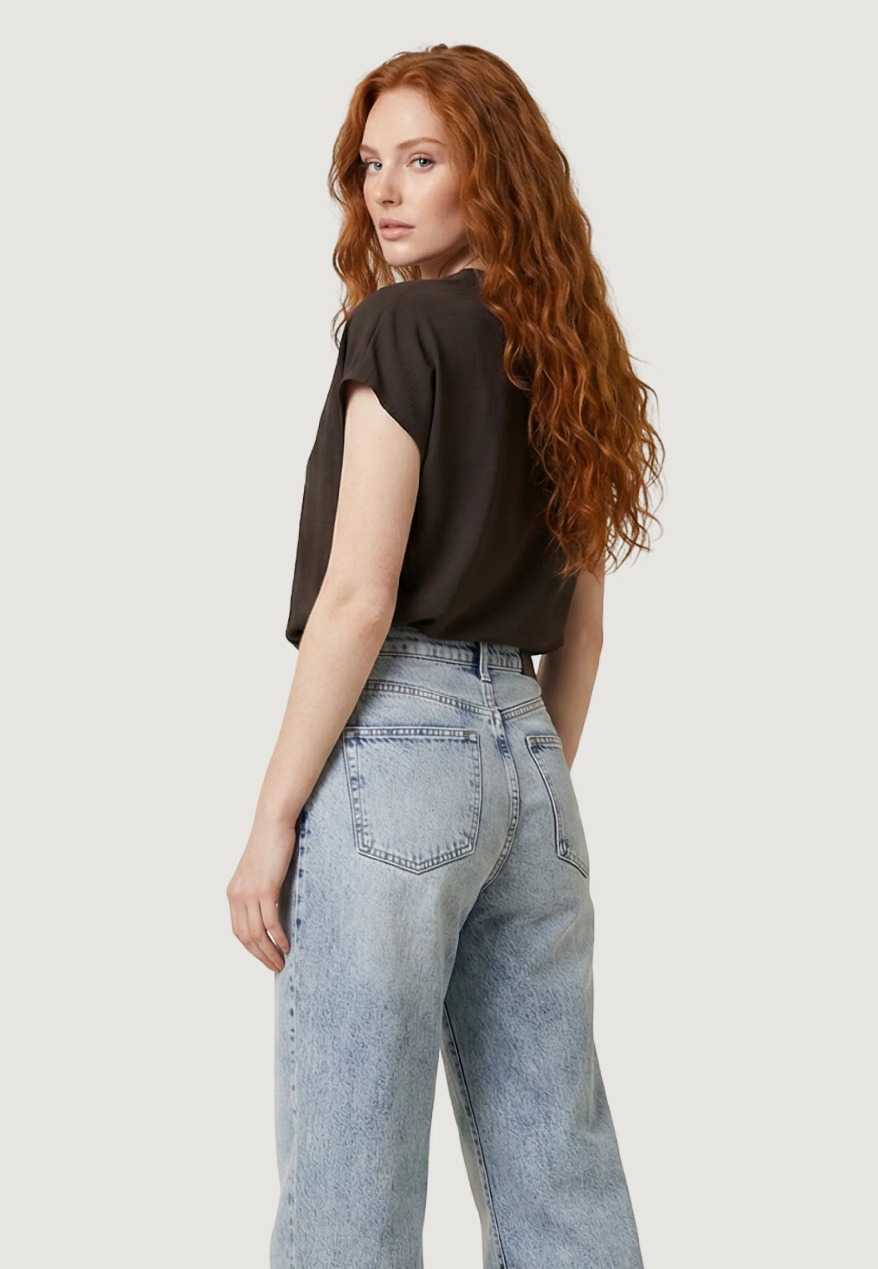 Blusa manica corta Jacqueline de Yong Jdycaya Lion Linen S/S Top Wvn Dia - Image 2