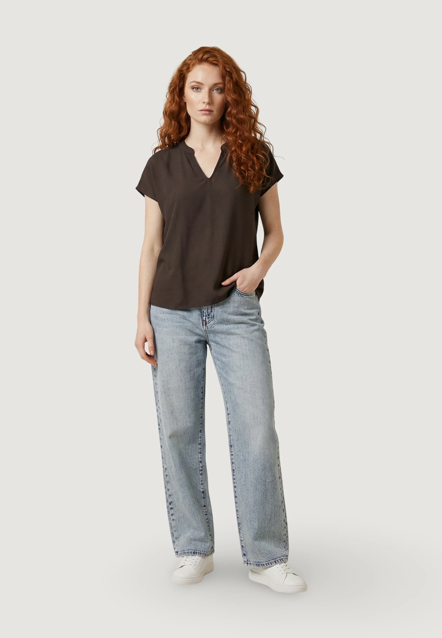 Blusa manica corta Jacqueline de Yong Jdycaya Lion Linen S/S Top Wvn Dia - Image 5