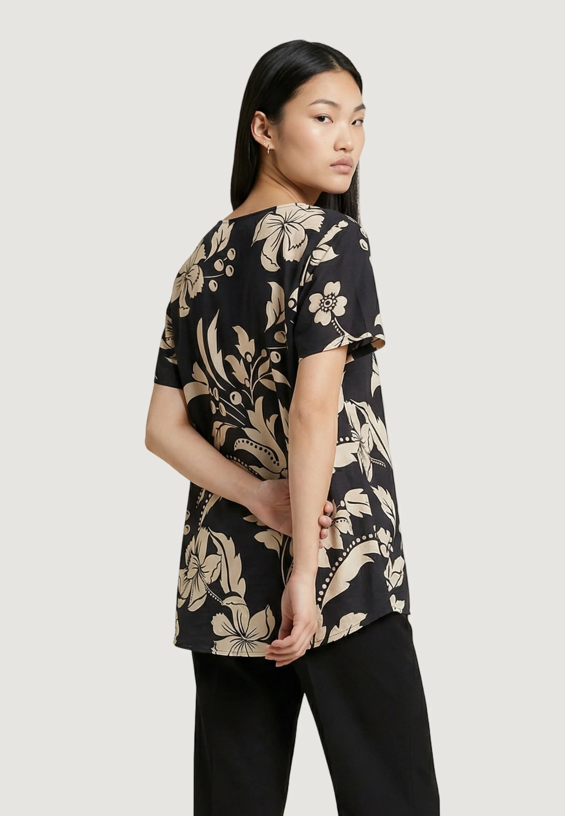 Blusa manica corta Jacqueline de Yong Jdytroya Life S/S O-Neck Top Wvn Dia - Image 4