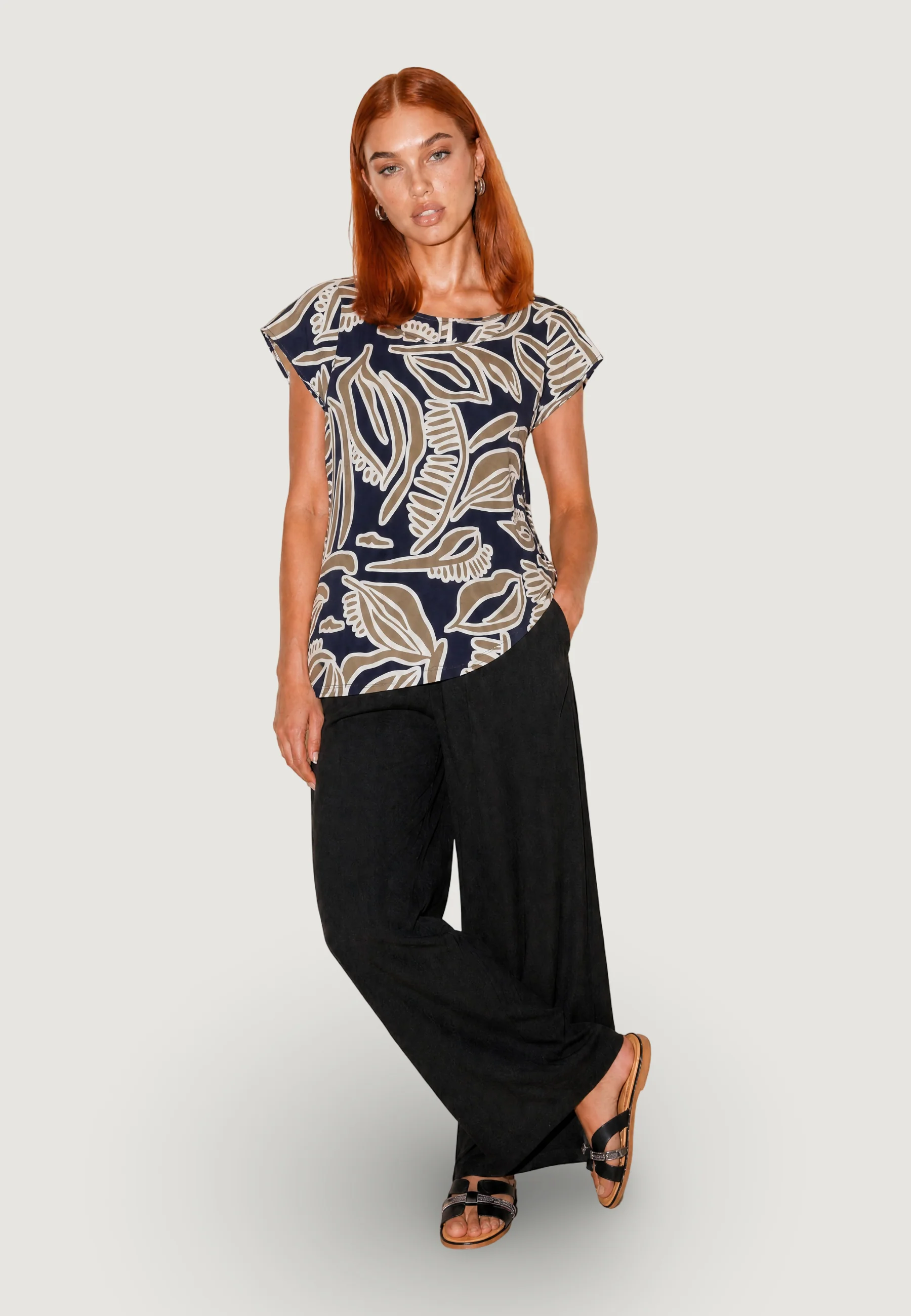 Blusa manica corta Jacqueline de Yong JDYTROYA LIFE S/S TOP WVN DIA - Image 4