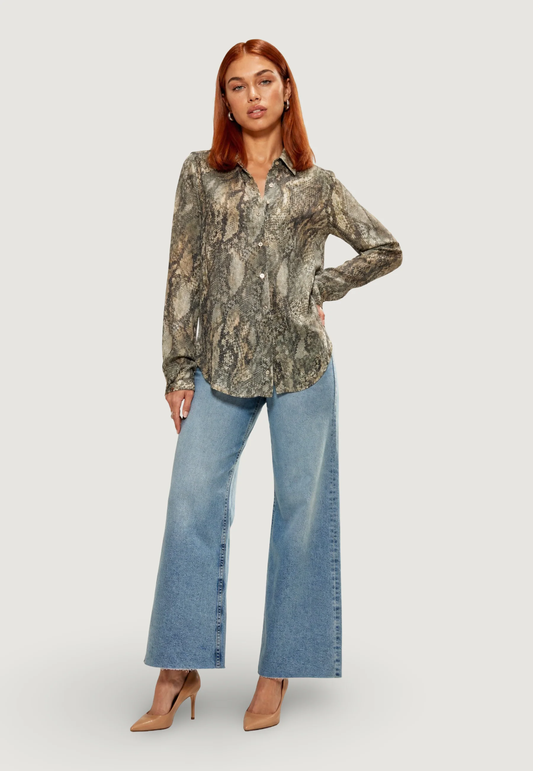 Bluse manica lunga Guess NEW LS CLOUIS SHIRT - Image 3