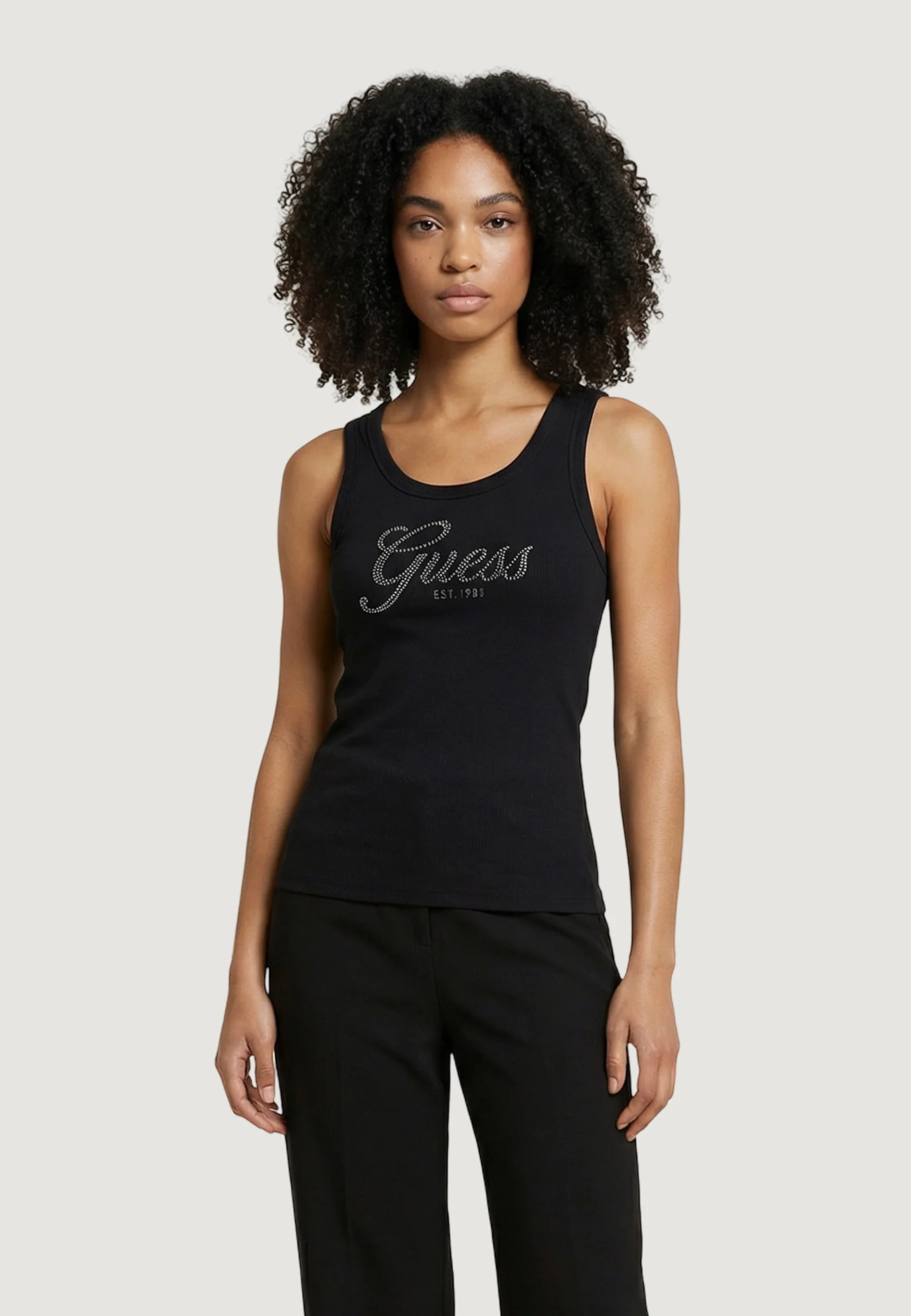 Canotta Guess LOGO SCRIPT TANK TOP