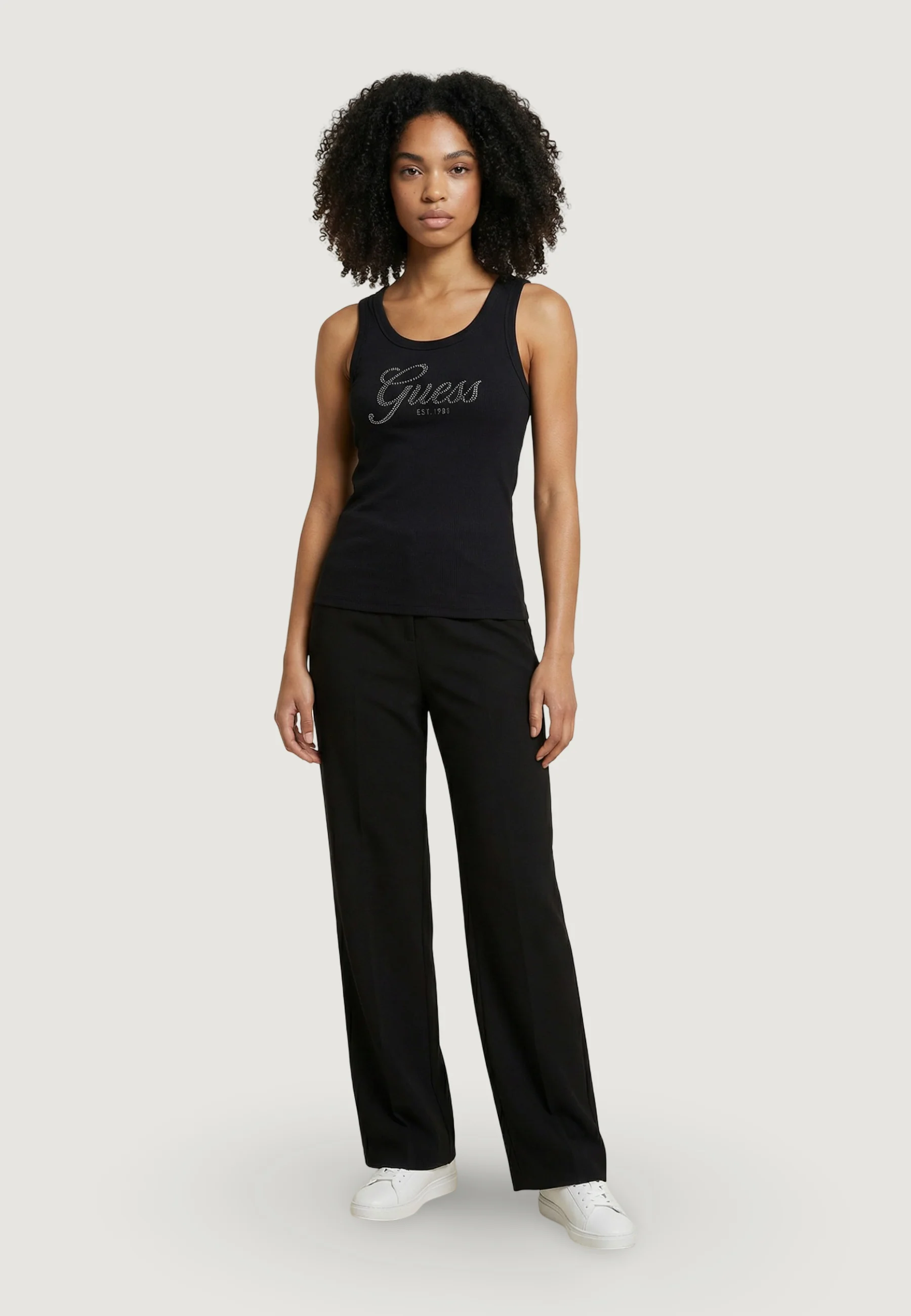 Canotta Guess LOGO SCRIPT TANK TOP - Image 4