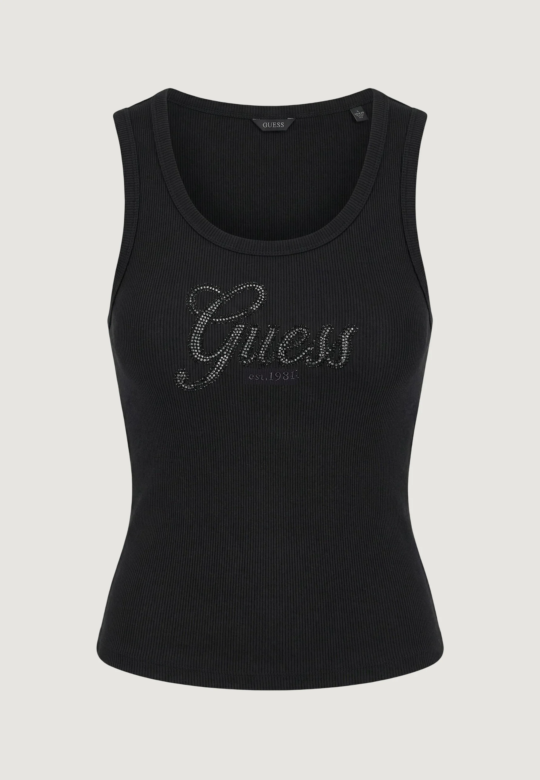 Canotta Guess LOGO SCRIPT TANK TOP - Image 5