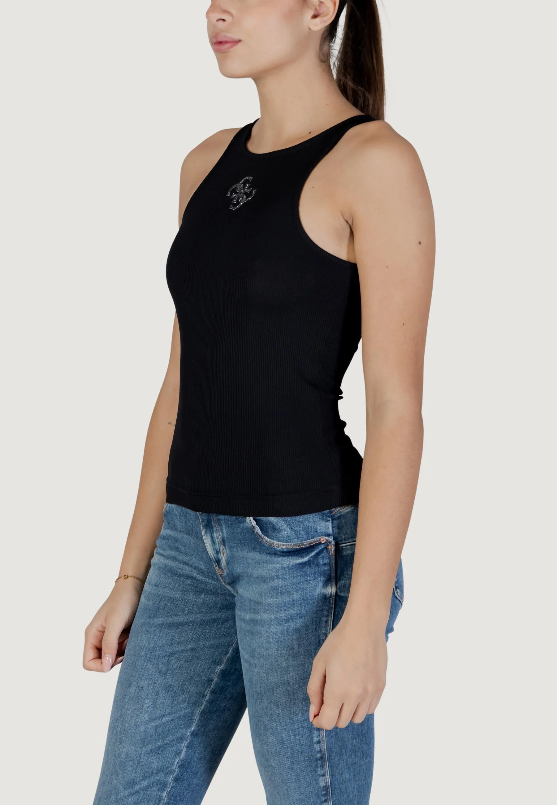 Canotta Guess SL ROUND NK GUENDALINA TOP - Image 4