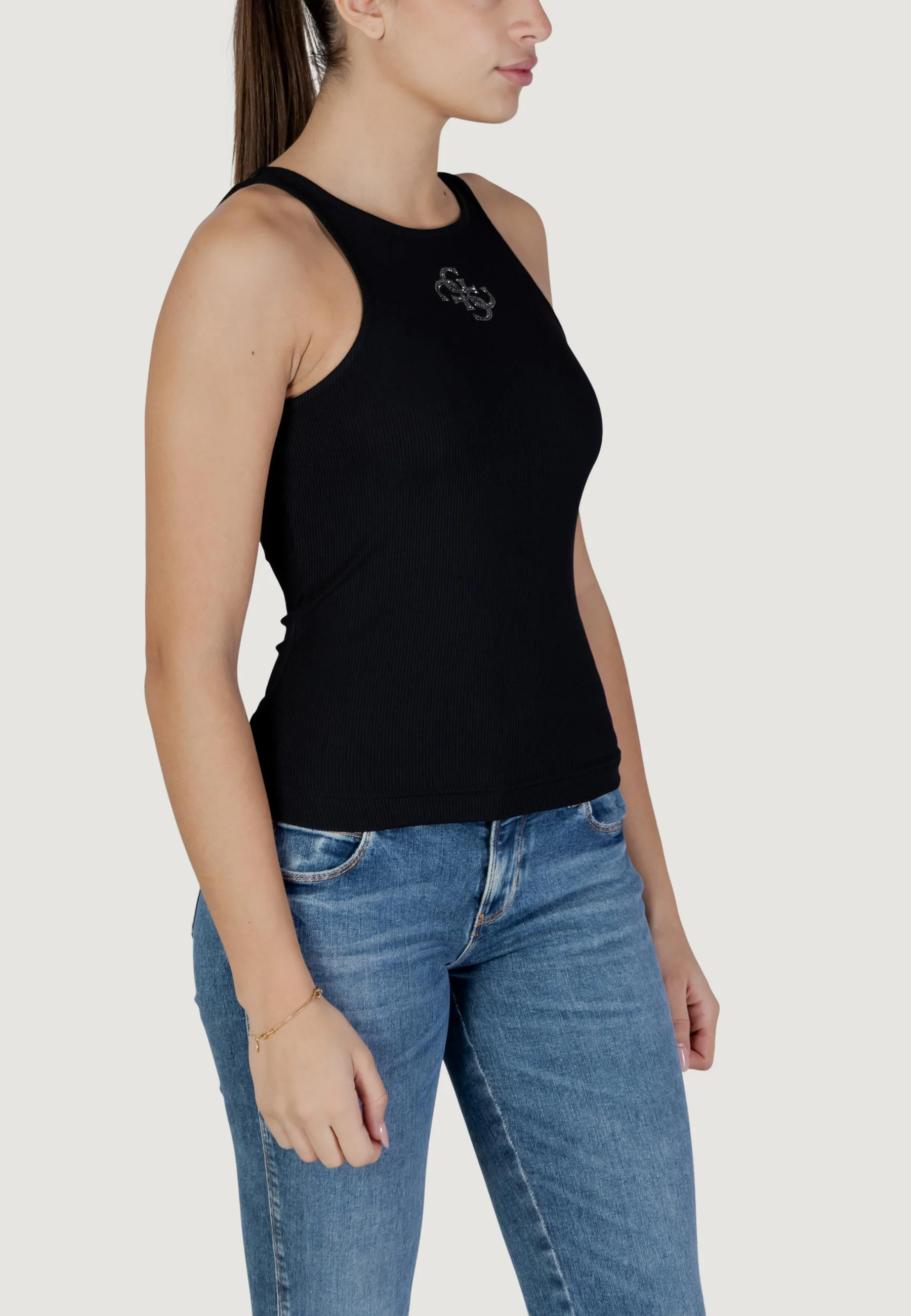 Canotta Guess SL ROUND NK GUENDALINA TOP - Image 5