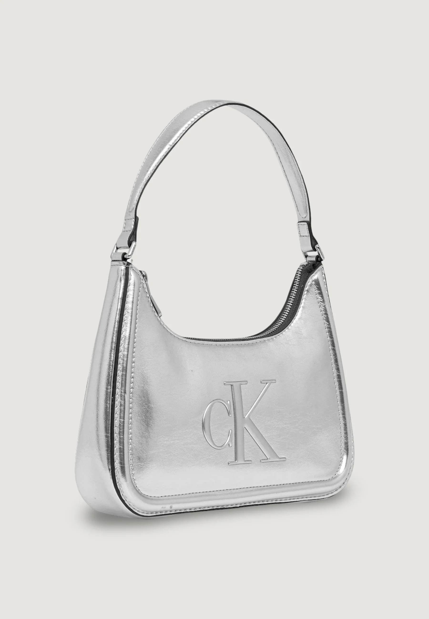 Borsa Calvin Klein BOLD CK METALLIC SHOULDER BAG - Image 5