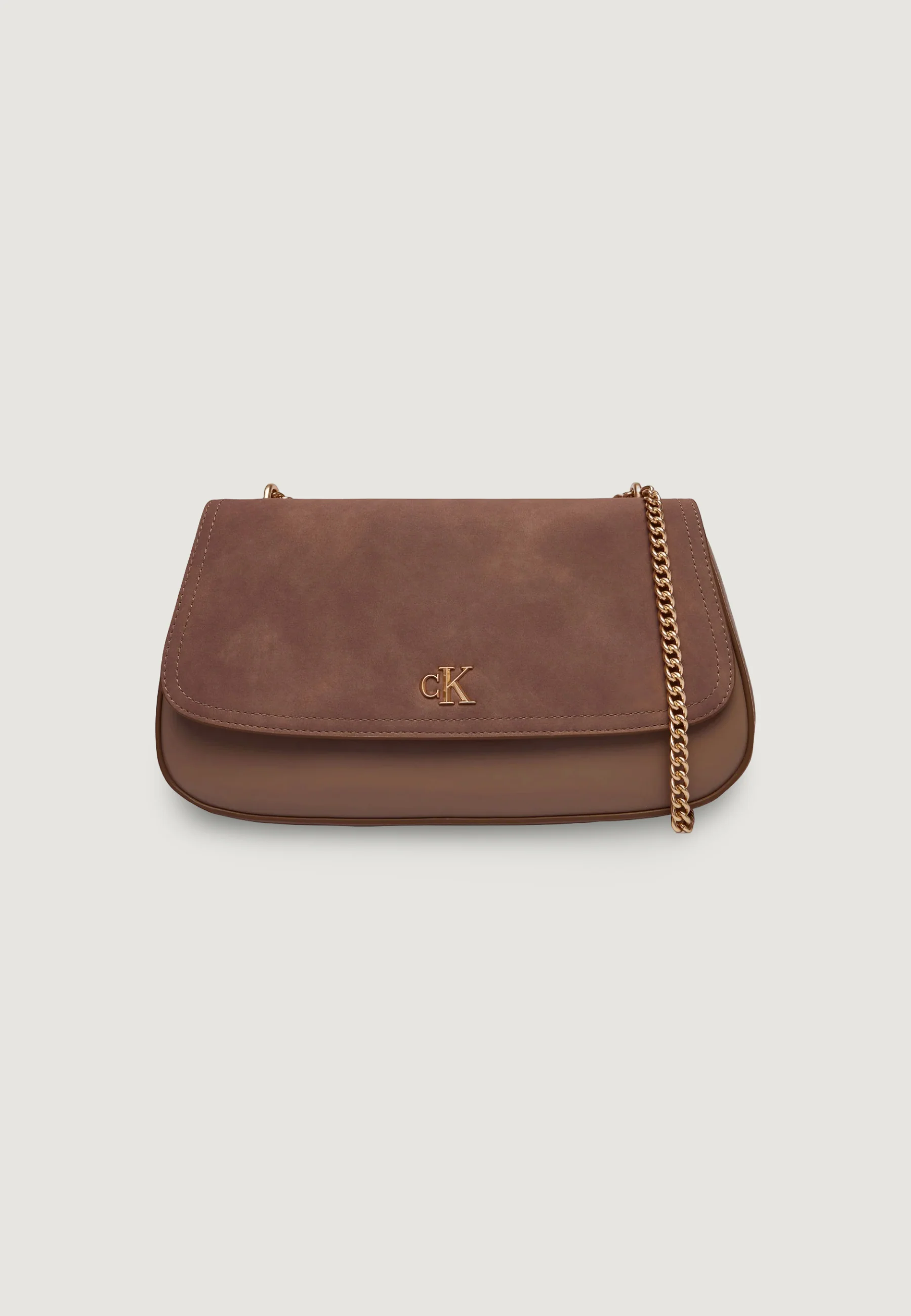 Borsa Calvin Klein CK CONV CHAIN BRUSHED MEDIUM BAG