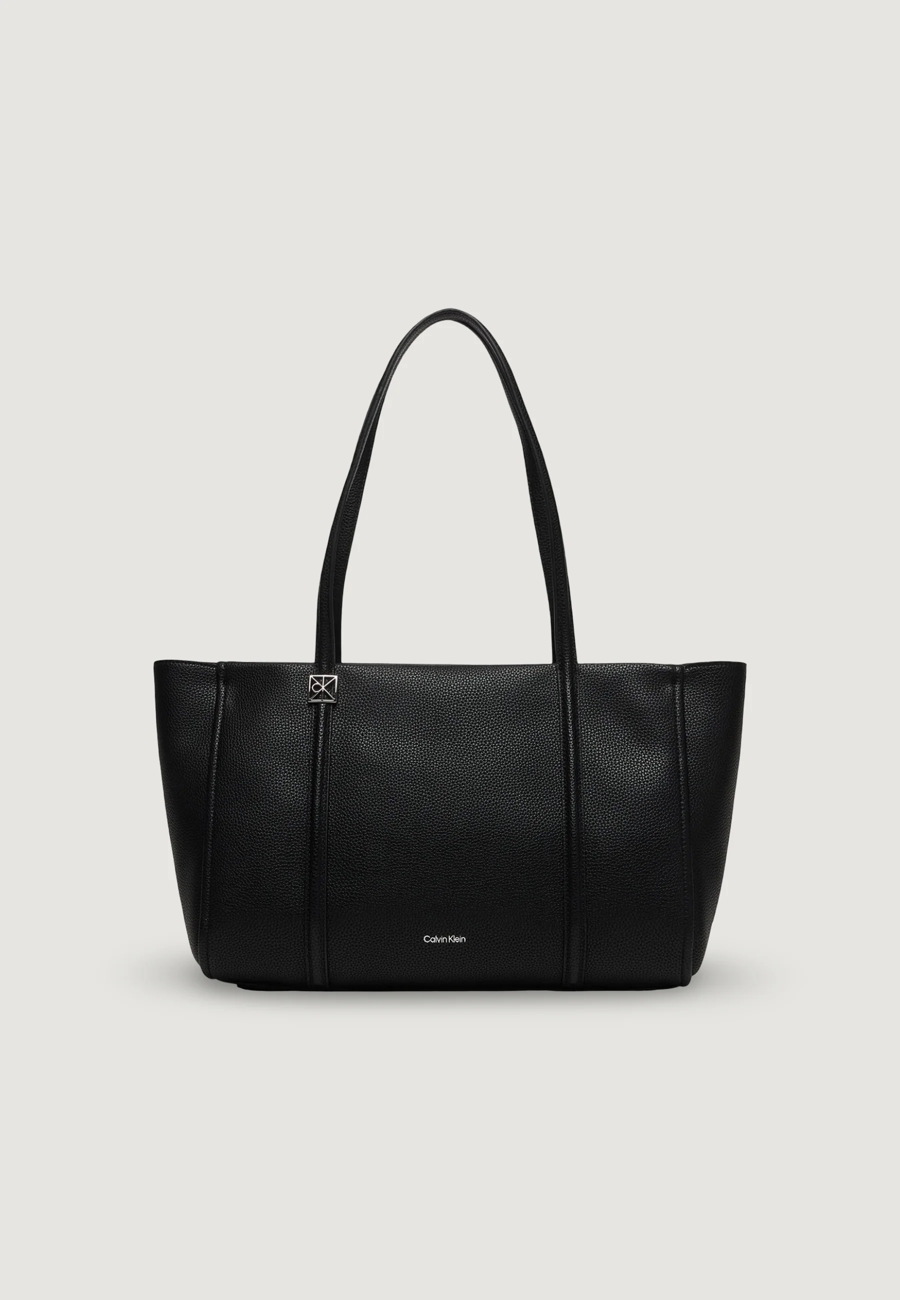 Borsa Calvin Klein EMBLEM HW PEBBLE TOTE
