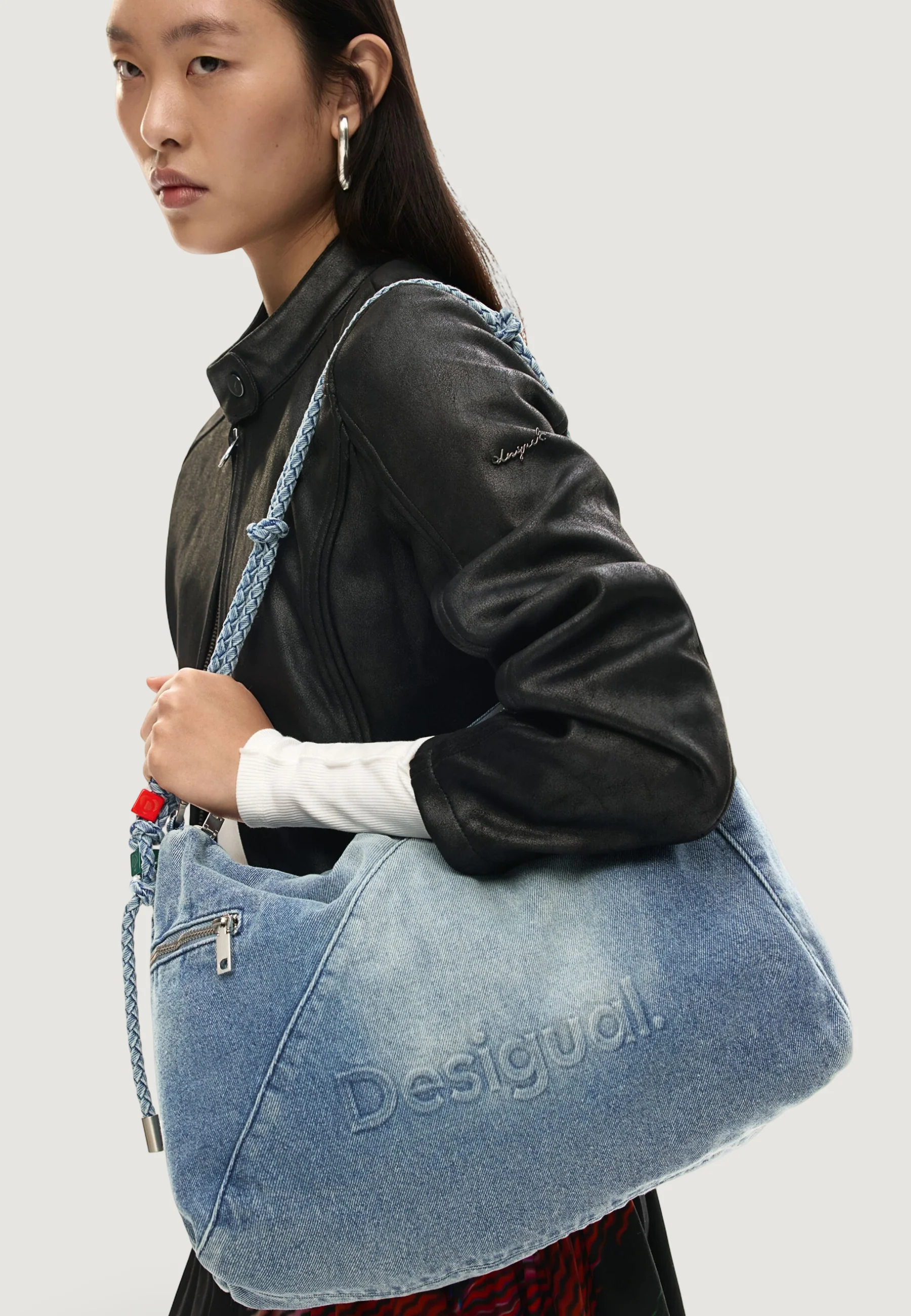 Borsa Desigual BAG_HALF LOGO L - Image 5