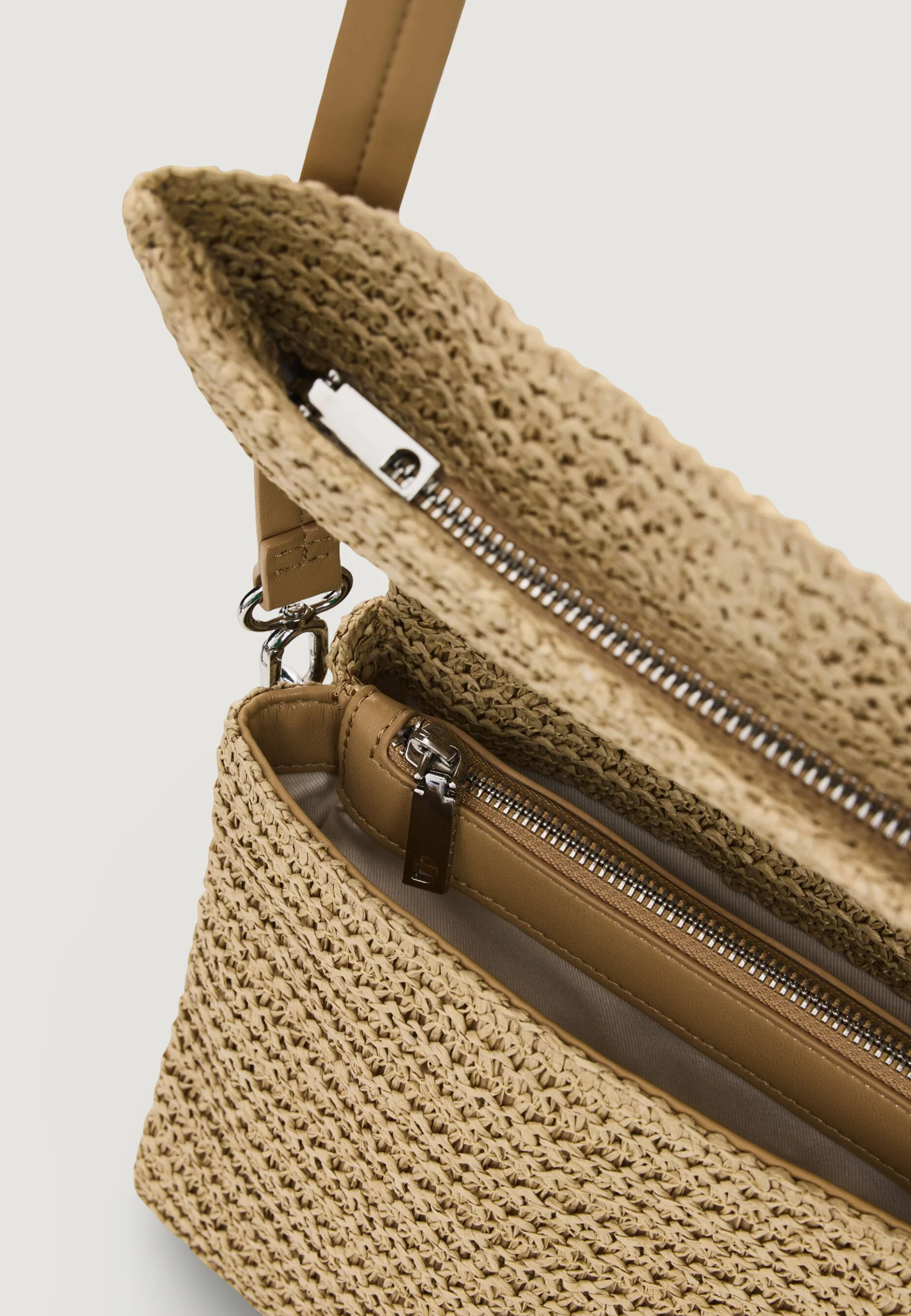 Borsa Desigual BAG_HALF LOGO RAFFIA VE - Image 4