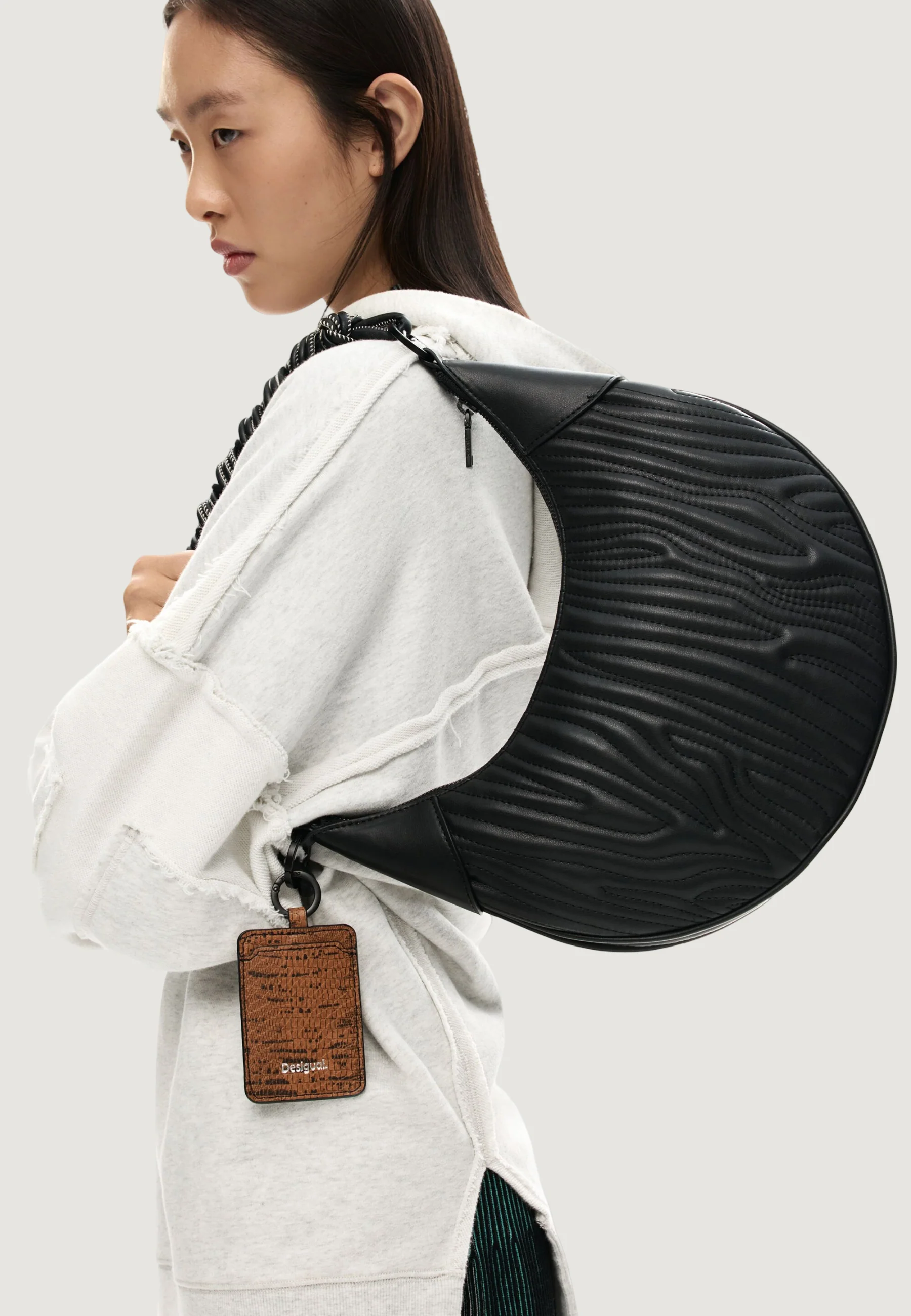 Borsa Desigual BAG_HELIUM CALGARY BLACK - Image 5