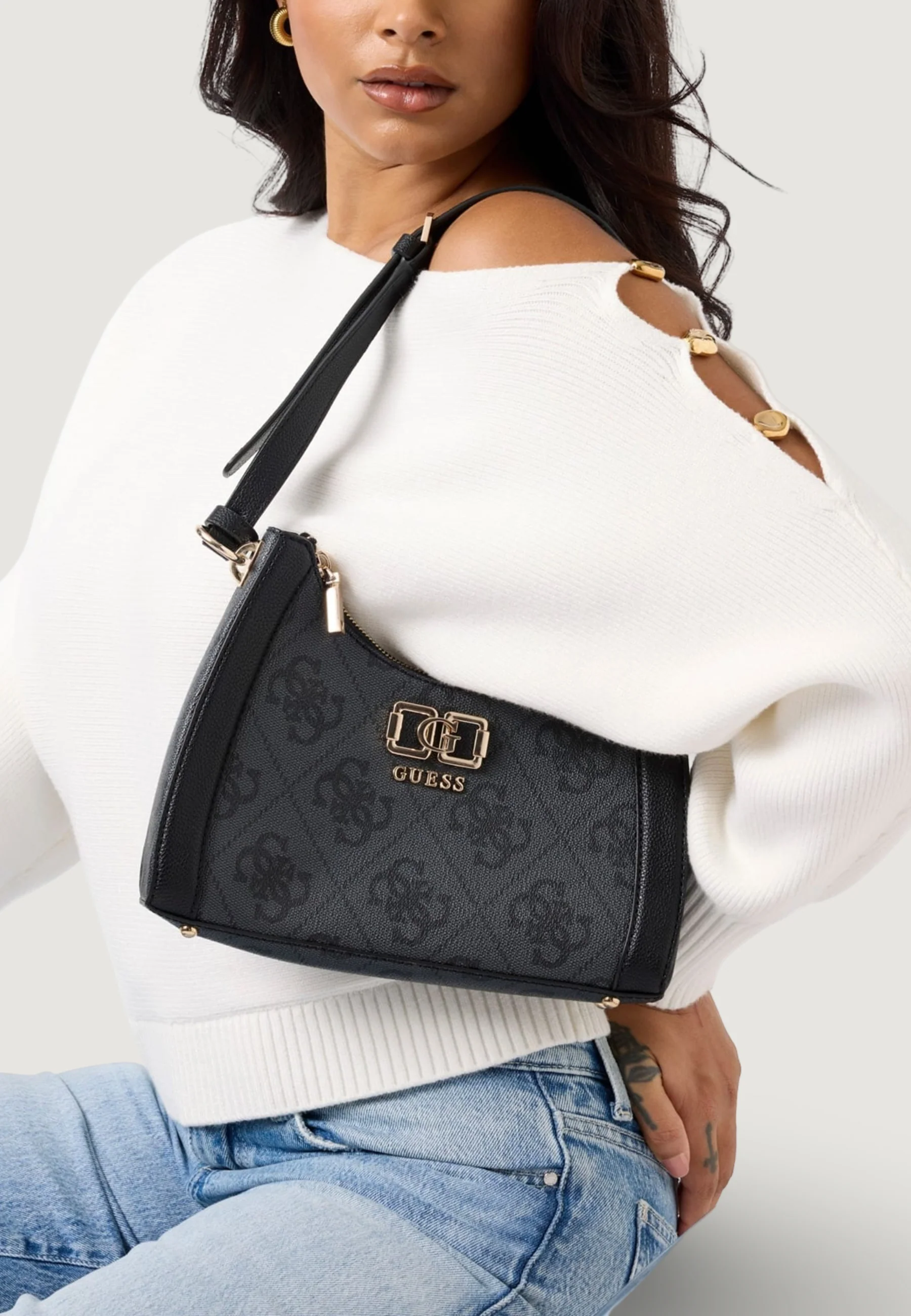 Borsa Guess KARNILLA LOGO SHOULDER BAG - Image 5