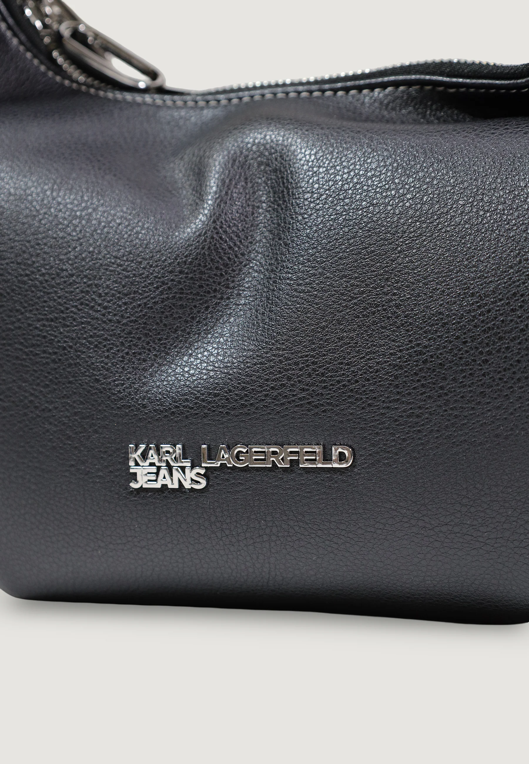Borsa Karl Lagerfeld Jeans KLJ Metal Logo Small Hobo - Image 3