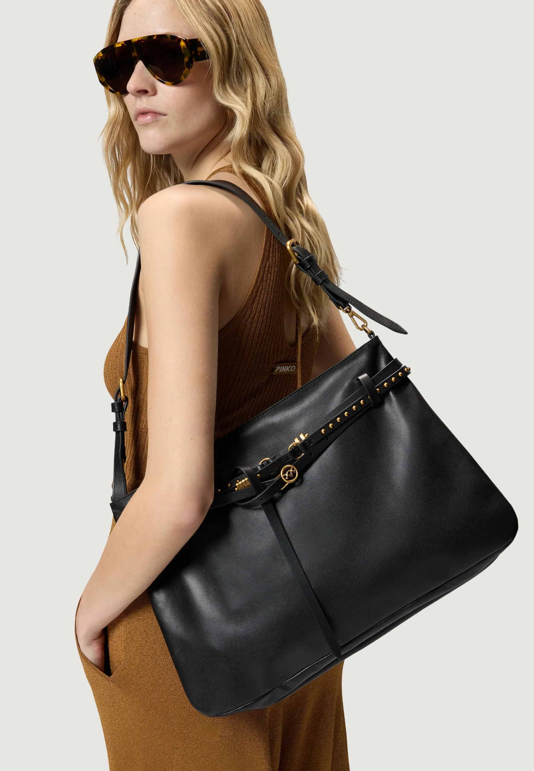 Borsa Pinko BELT BAG BIG VITELLO MORBIDO - Image 5