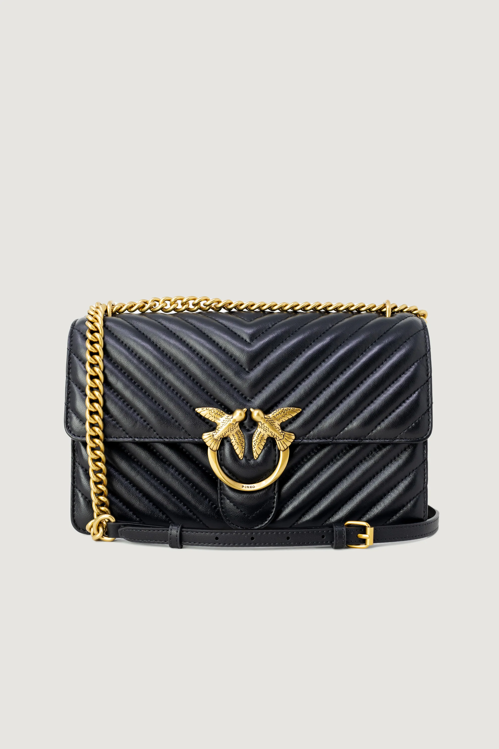 Borsa Pinko LOVE ONE CLASSIC DC SHEEP NAPPA CHEVRON