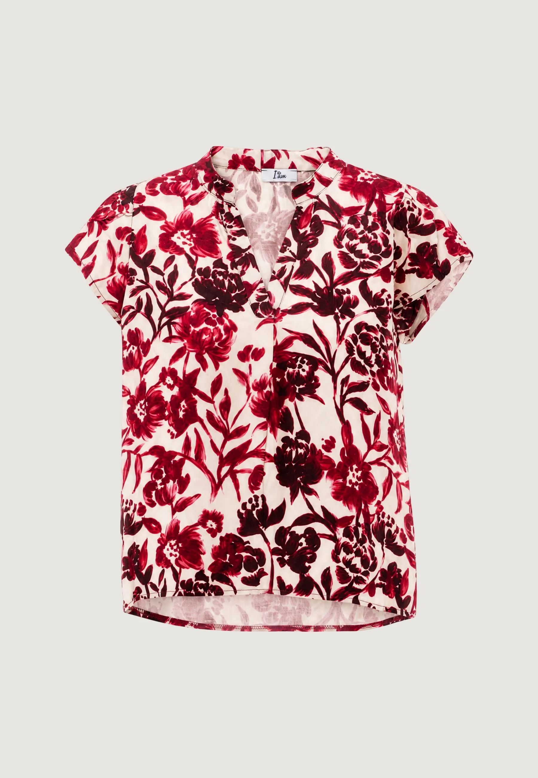 Camicia manica corta I am Blusa Viscosa Floreale - Image 3