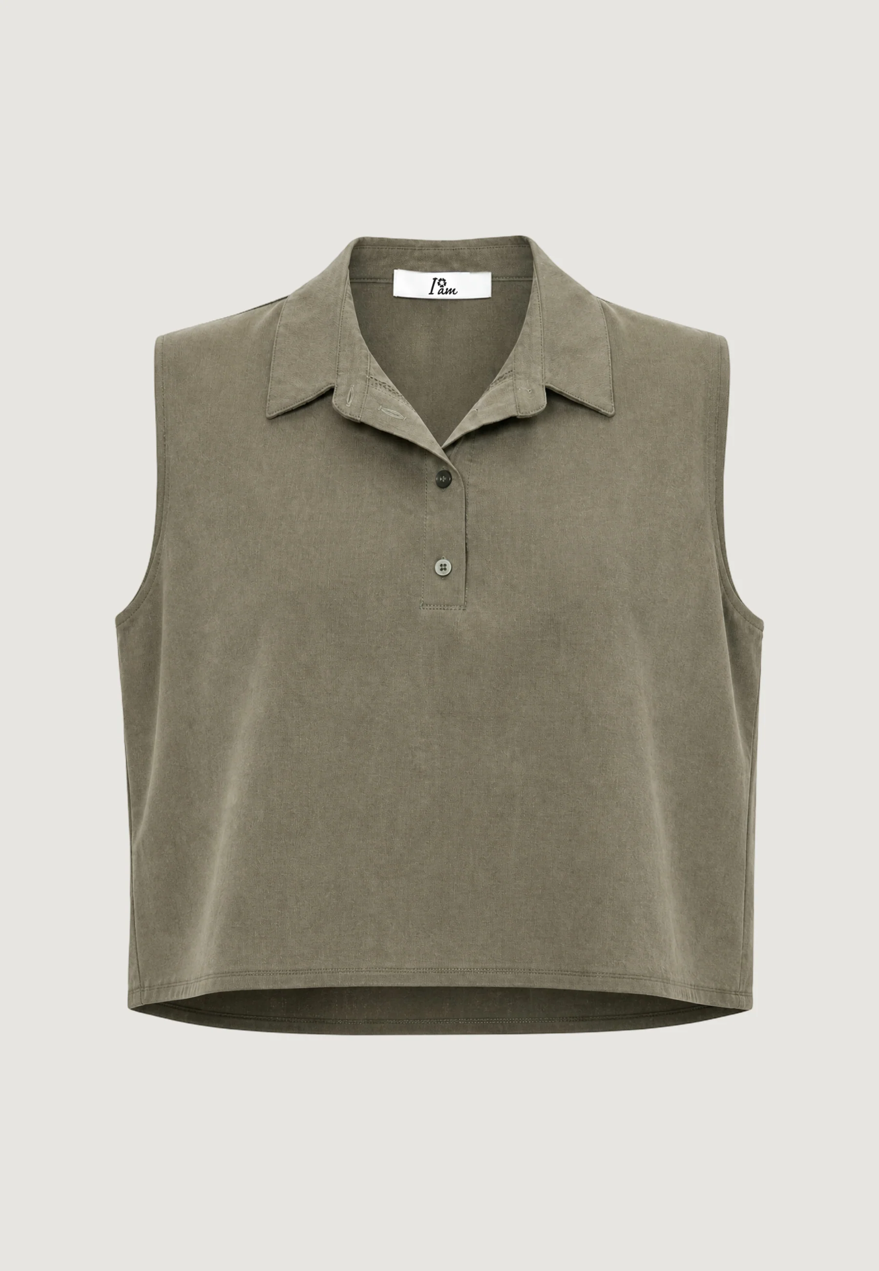 Camicia manica corta I am Top Modal Smanicato - Image 2