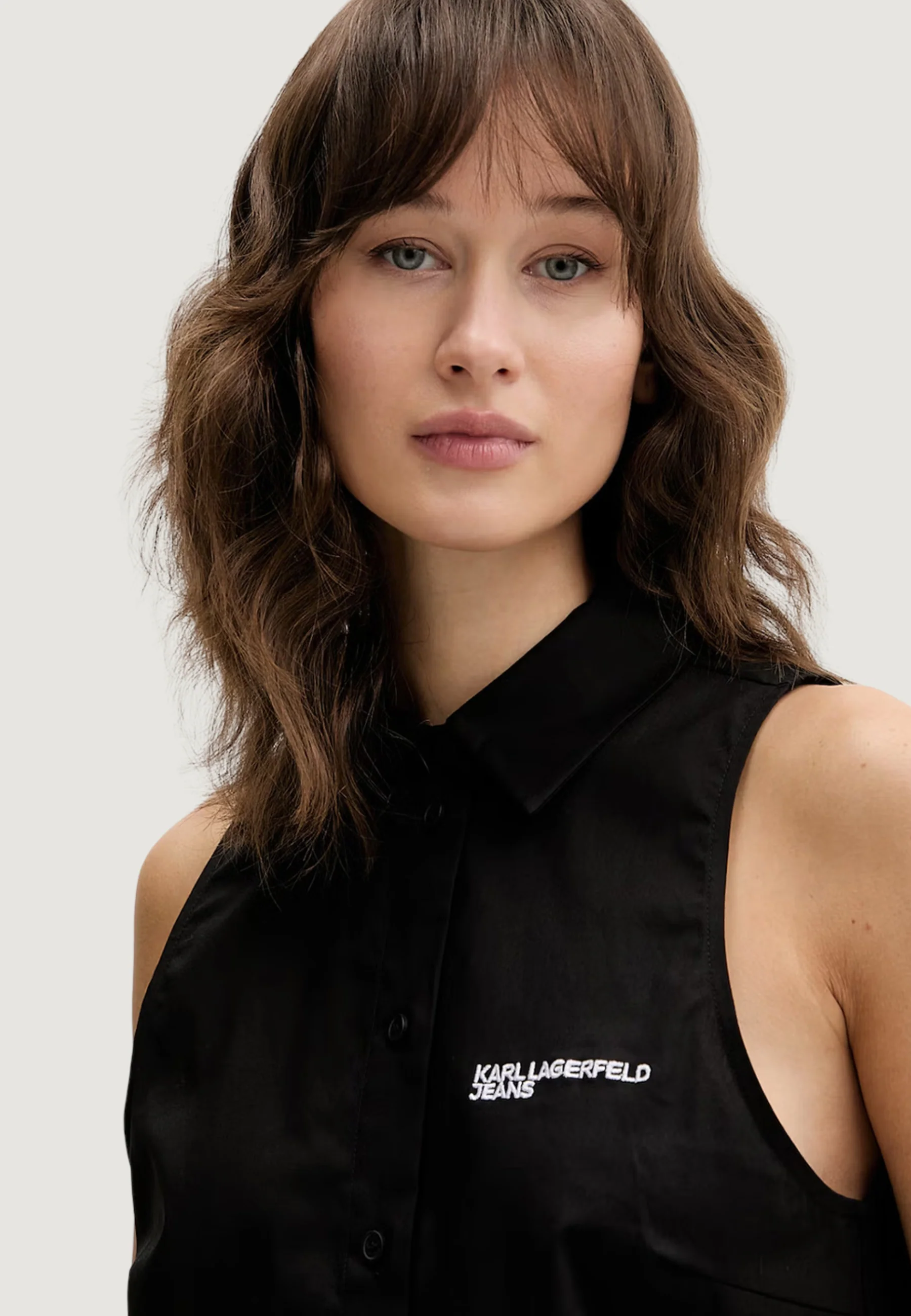 Camicia manica corta Karl Lagerfeld Jeans KLJ Sleeveless Blouse - Image 2