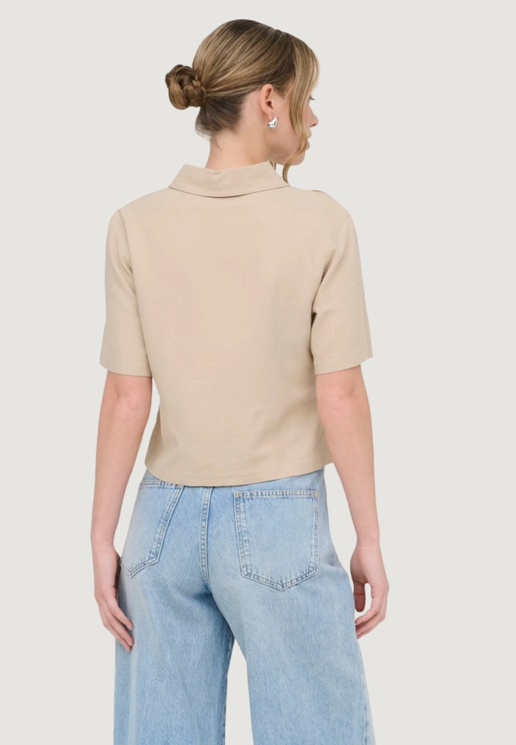 Camicia manica corta Only Onlgoa S/S Linen Bl Shirt Cc Pnt - Image 2