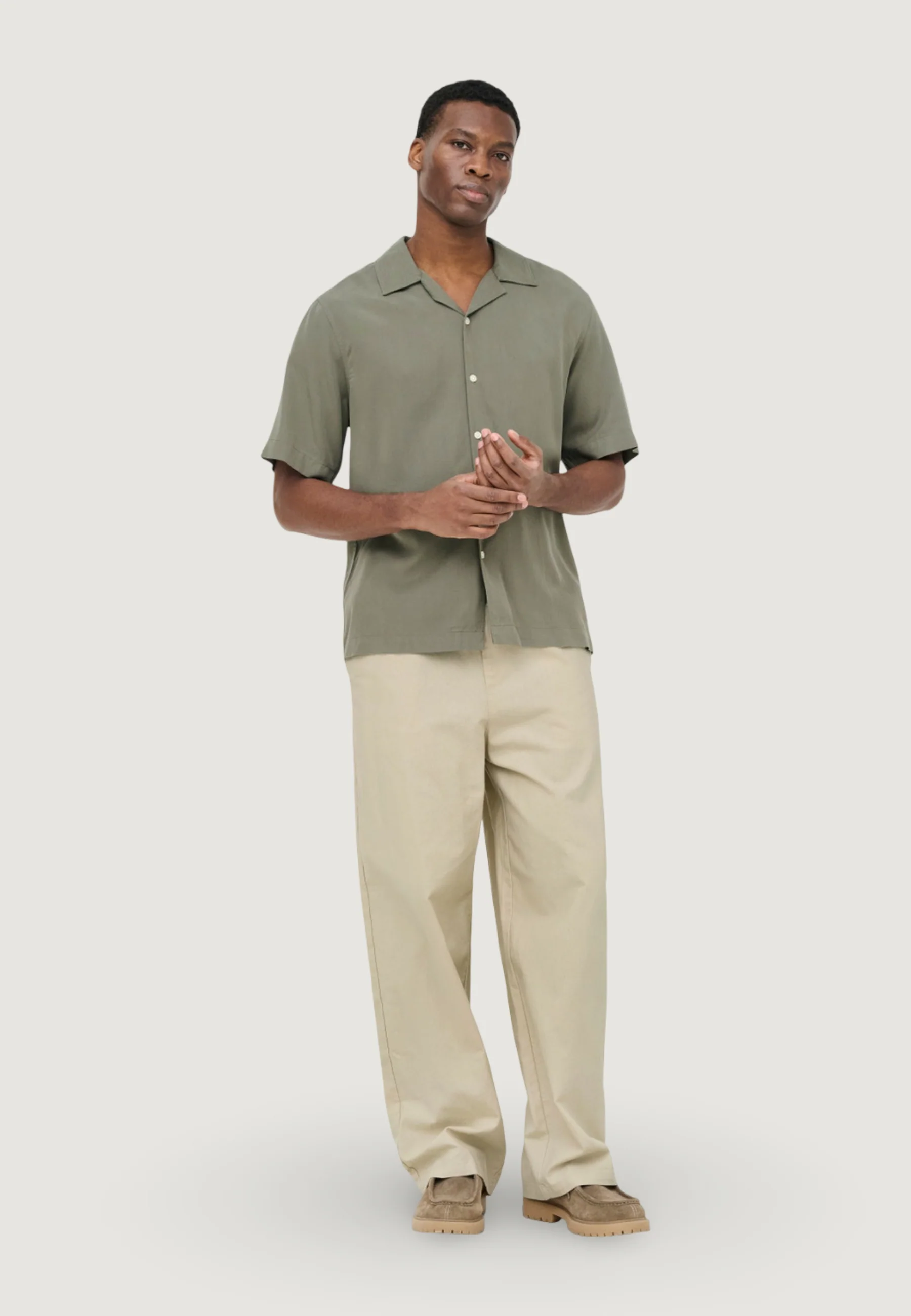 Camicia manica corta Only & Sons Onsperu Ss Reg Tencel Shirt Noos - Image 5