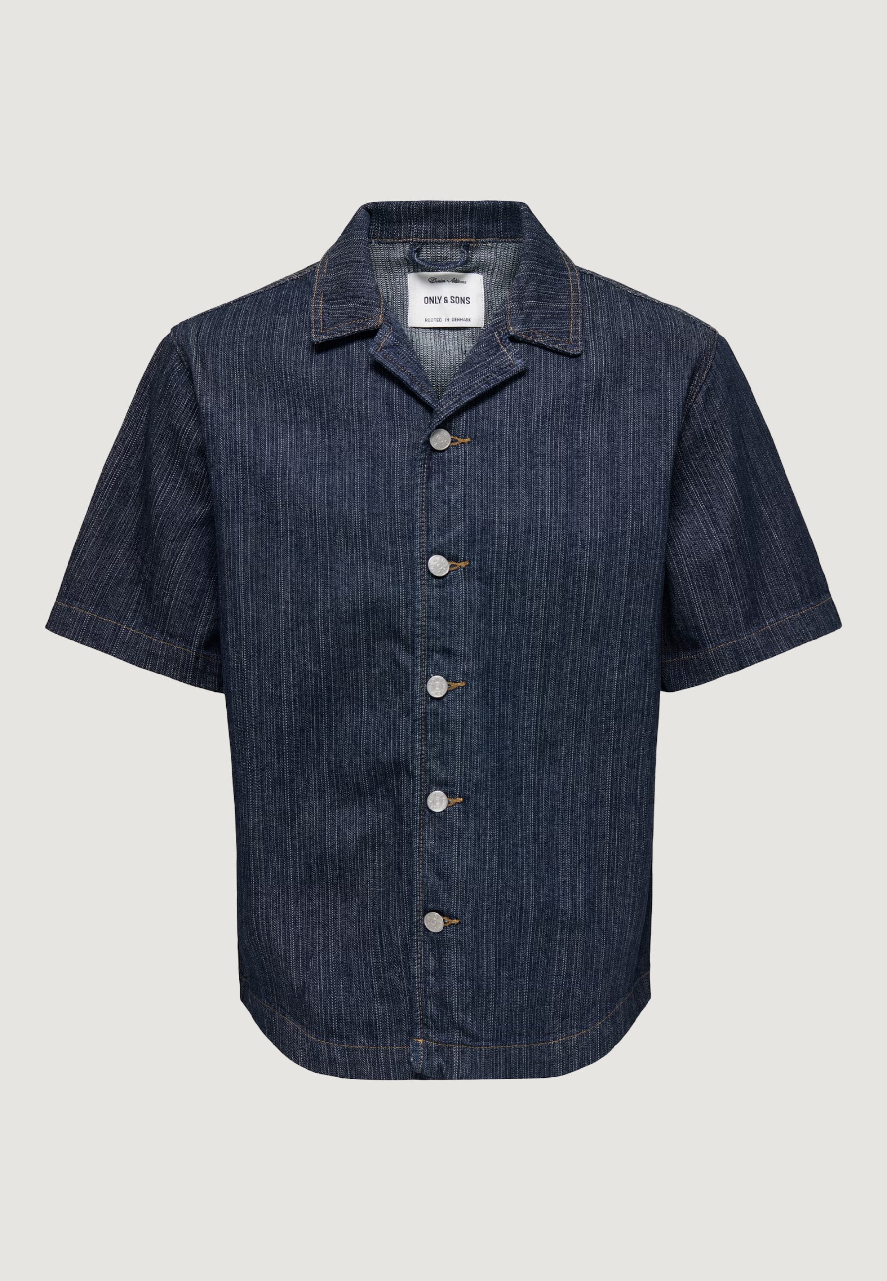 Camicia manica corta Only & Sons Onswayne S/S Db 7354 Azg Dnm Shirt - Image 3