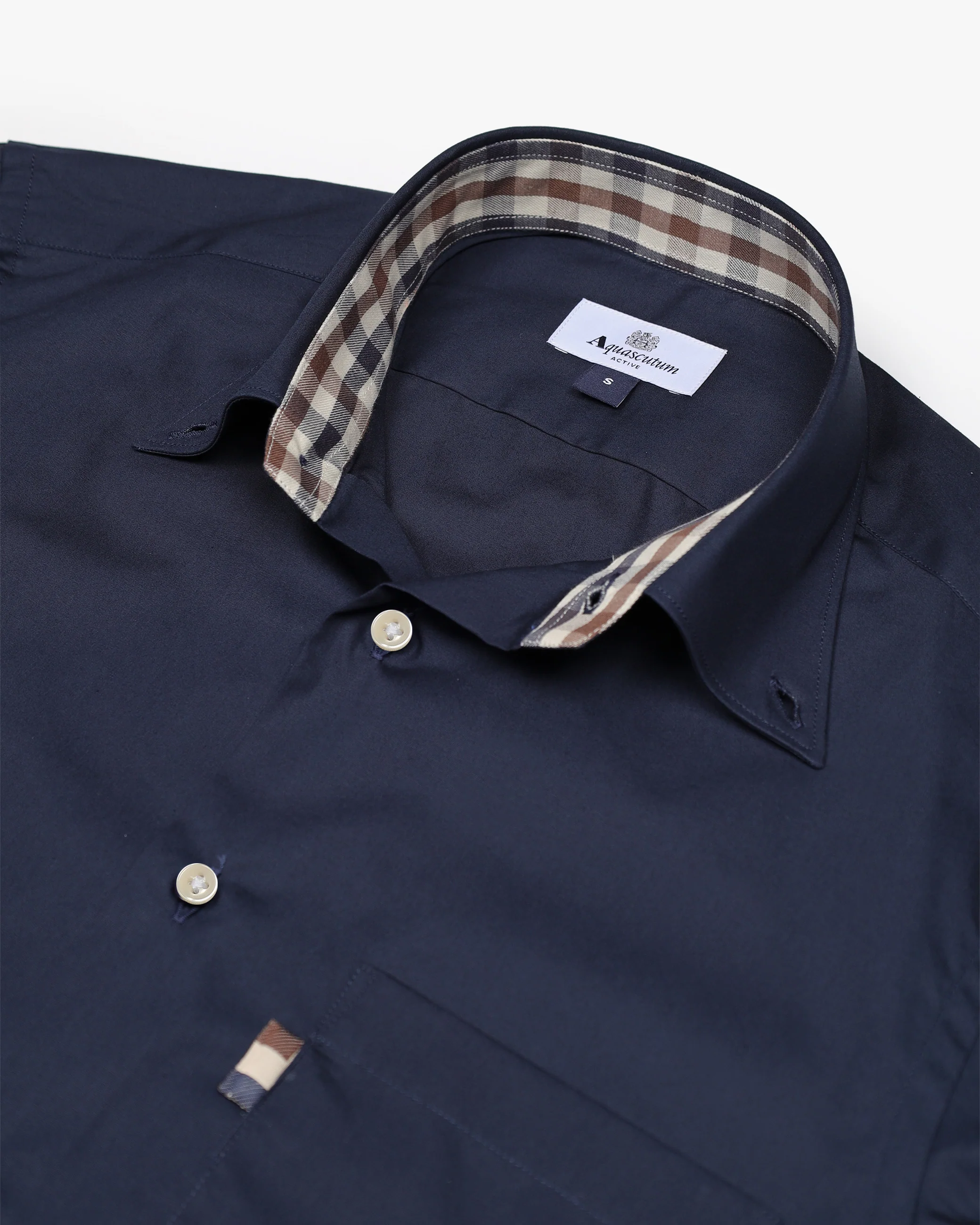 Camicia manica lunga Aquascutum Active BUTTON DOWN POPELINE SHIRT - Image 3