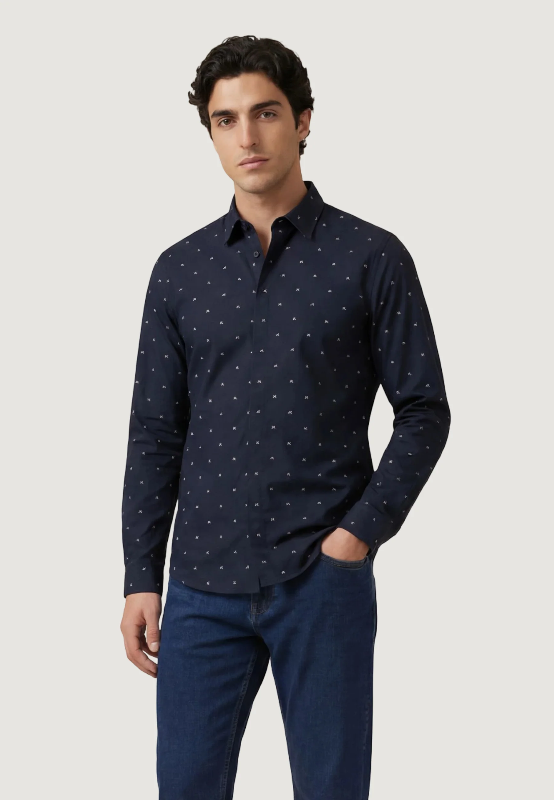 Camicia manica lunga Armani Exchange XM000625 AF13184 - Image 2