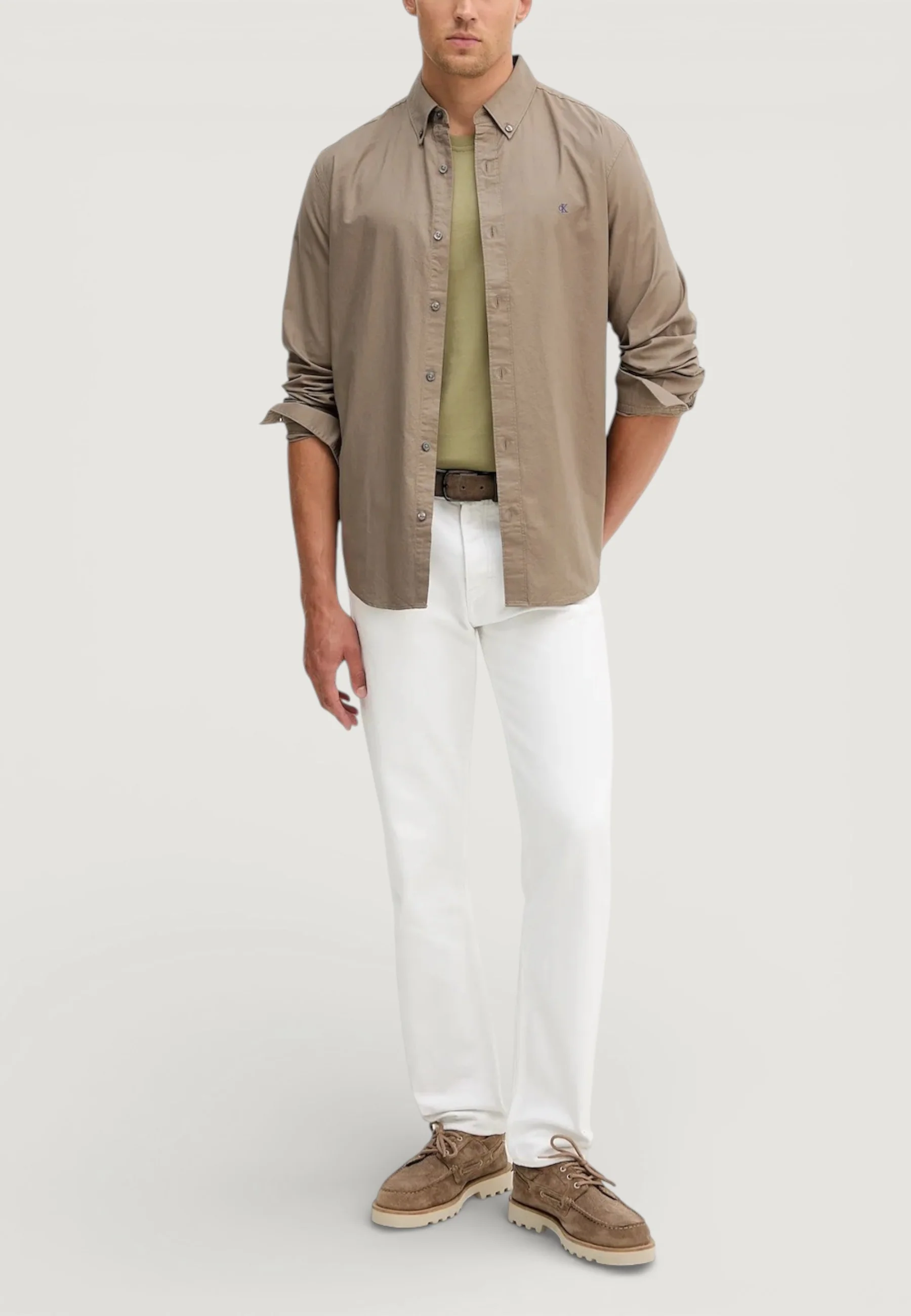 Camicia manica lunga Calvin Klein Jeans LS SOLID OXFORD CLAS - Image 2
