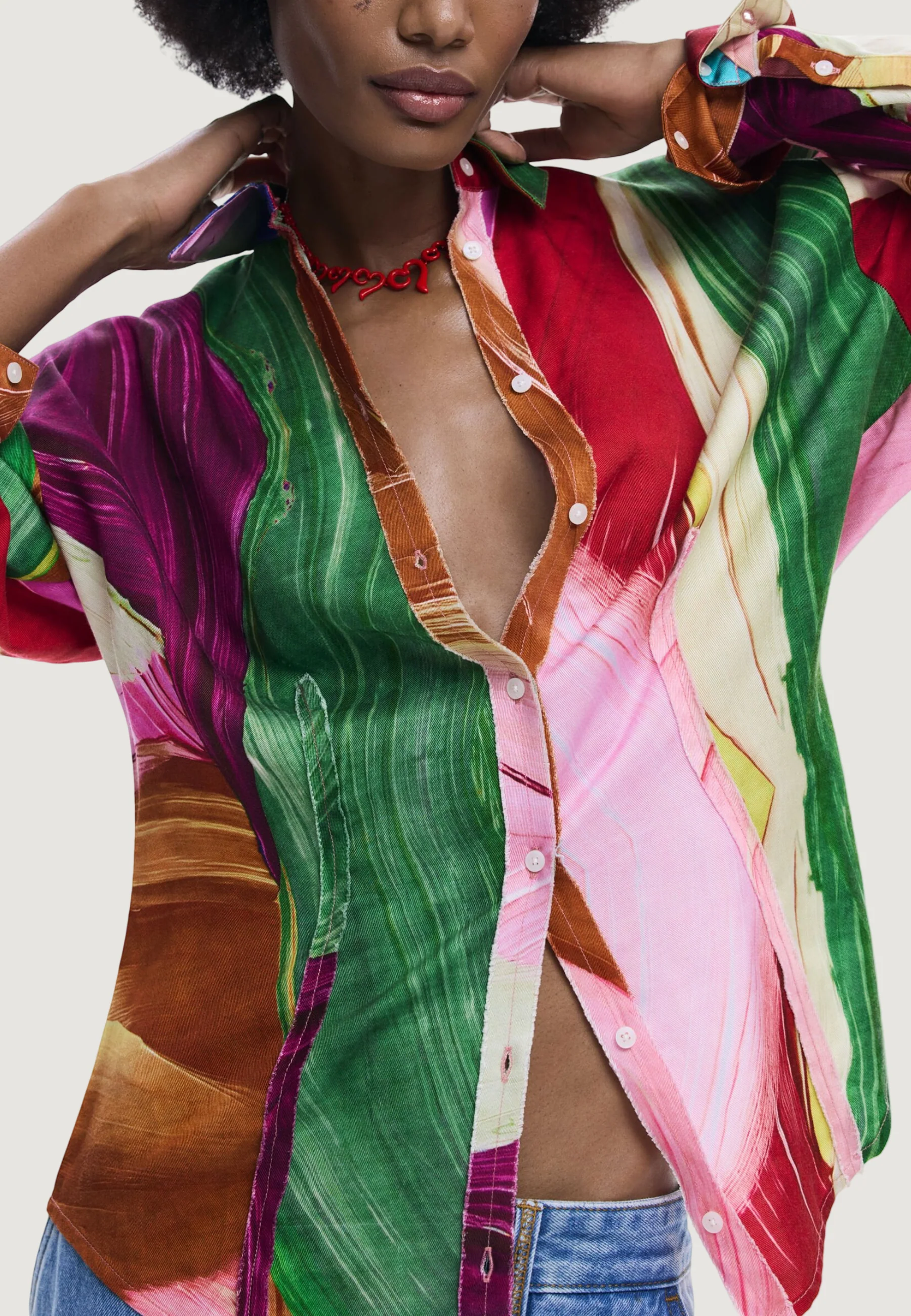 Camicia manica lunga Desigual CAM_TUTIFRUTTI - Image 3