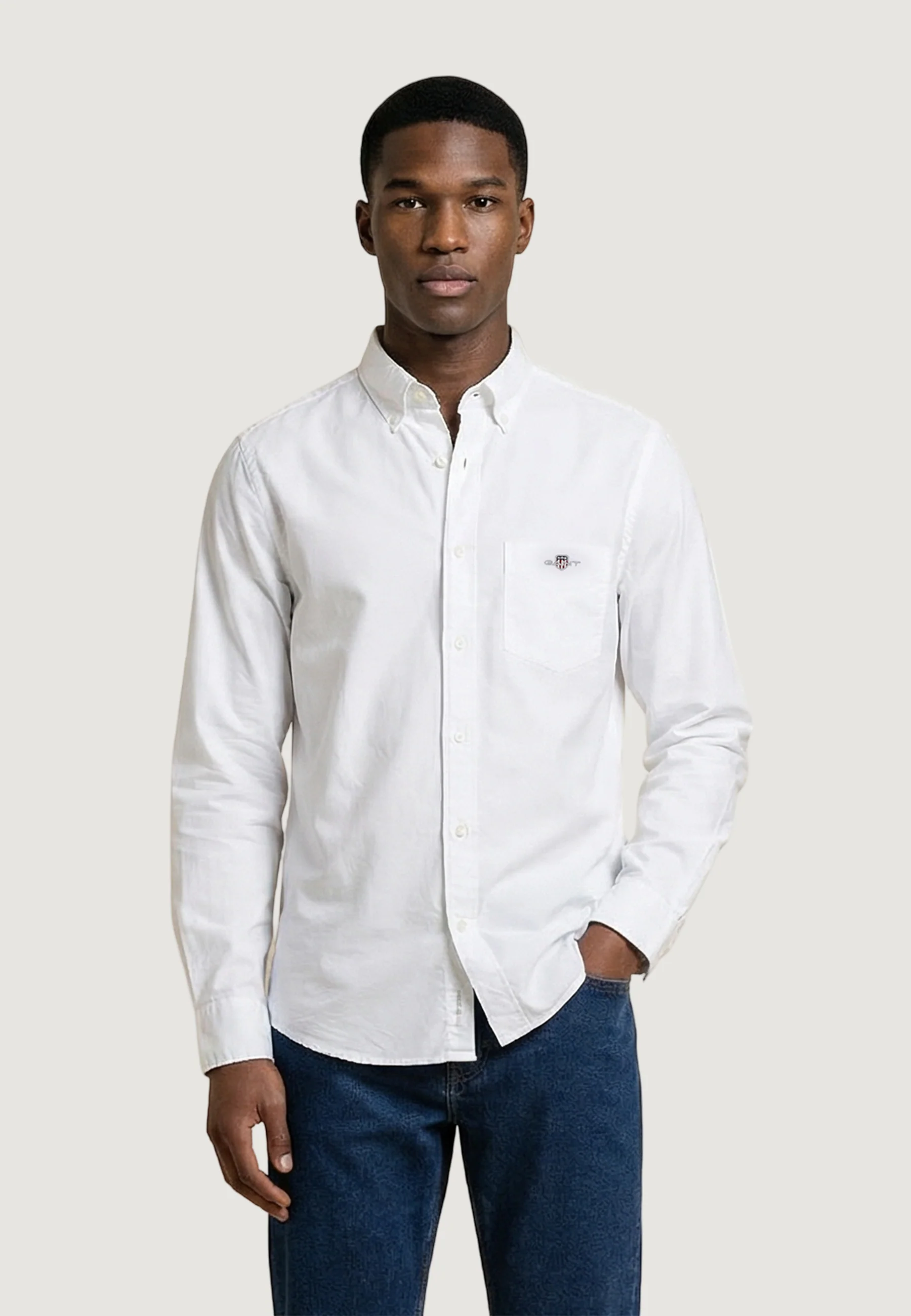 Camicia manica lunga Gant REG CLASSIC POPLIN SHIRT