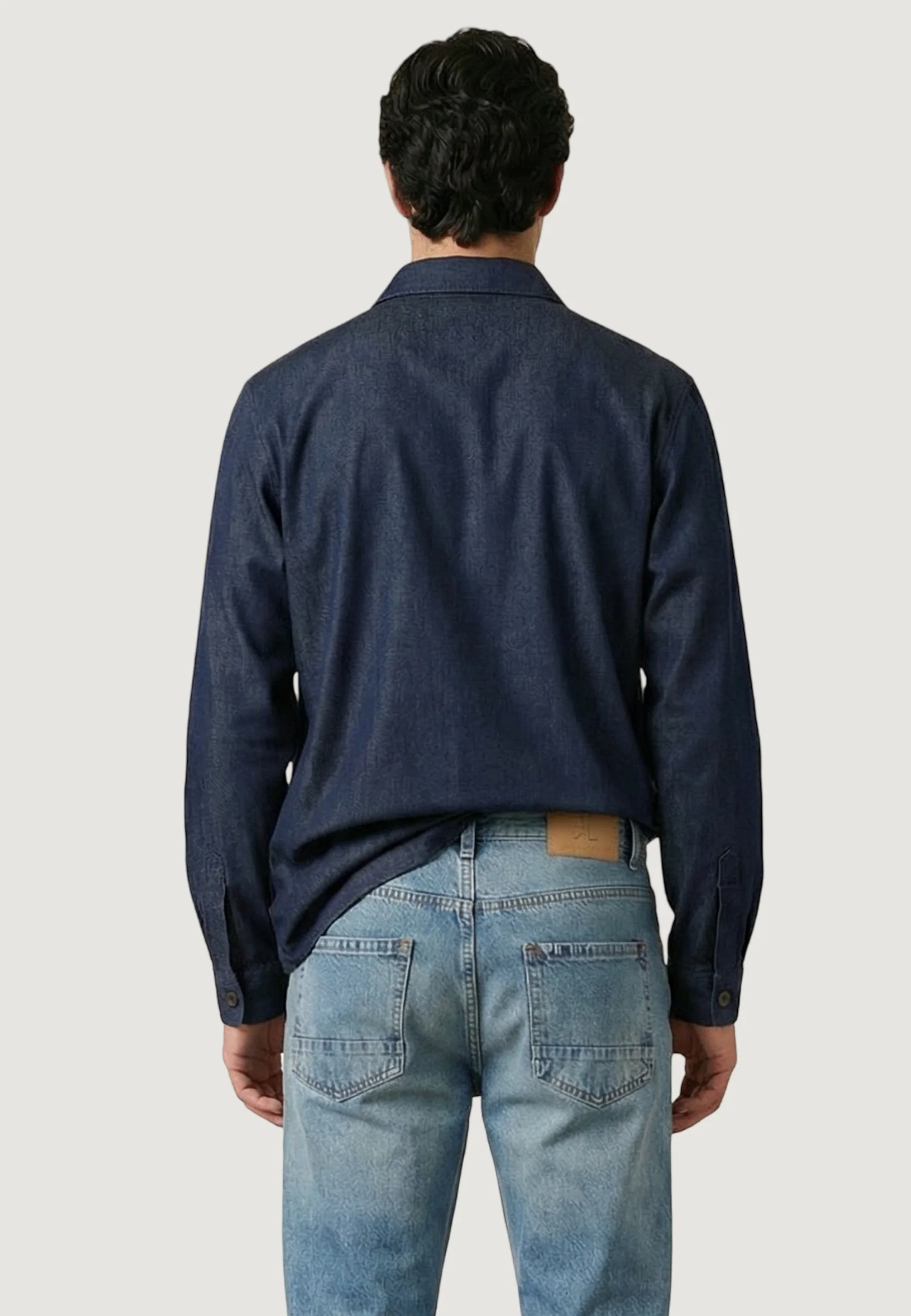 Camicia manica lunga Gianni Lupo OVERSHIRT - Image 3