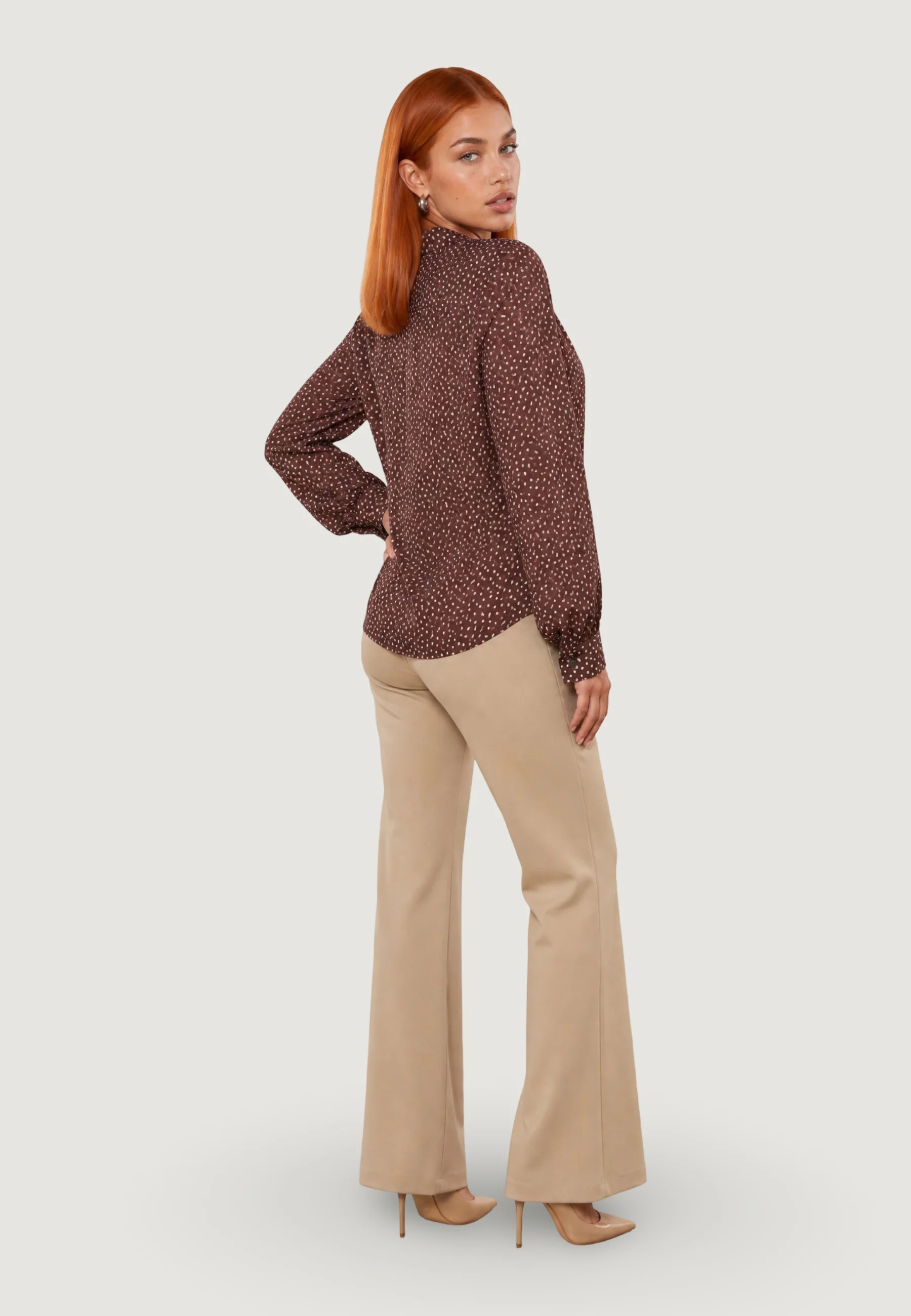 Camicia manica lunga I am Blusa Pois Fiocco - Image 5
