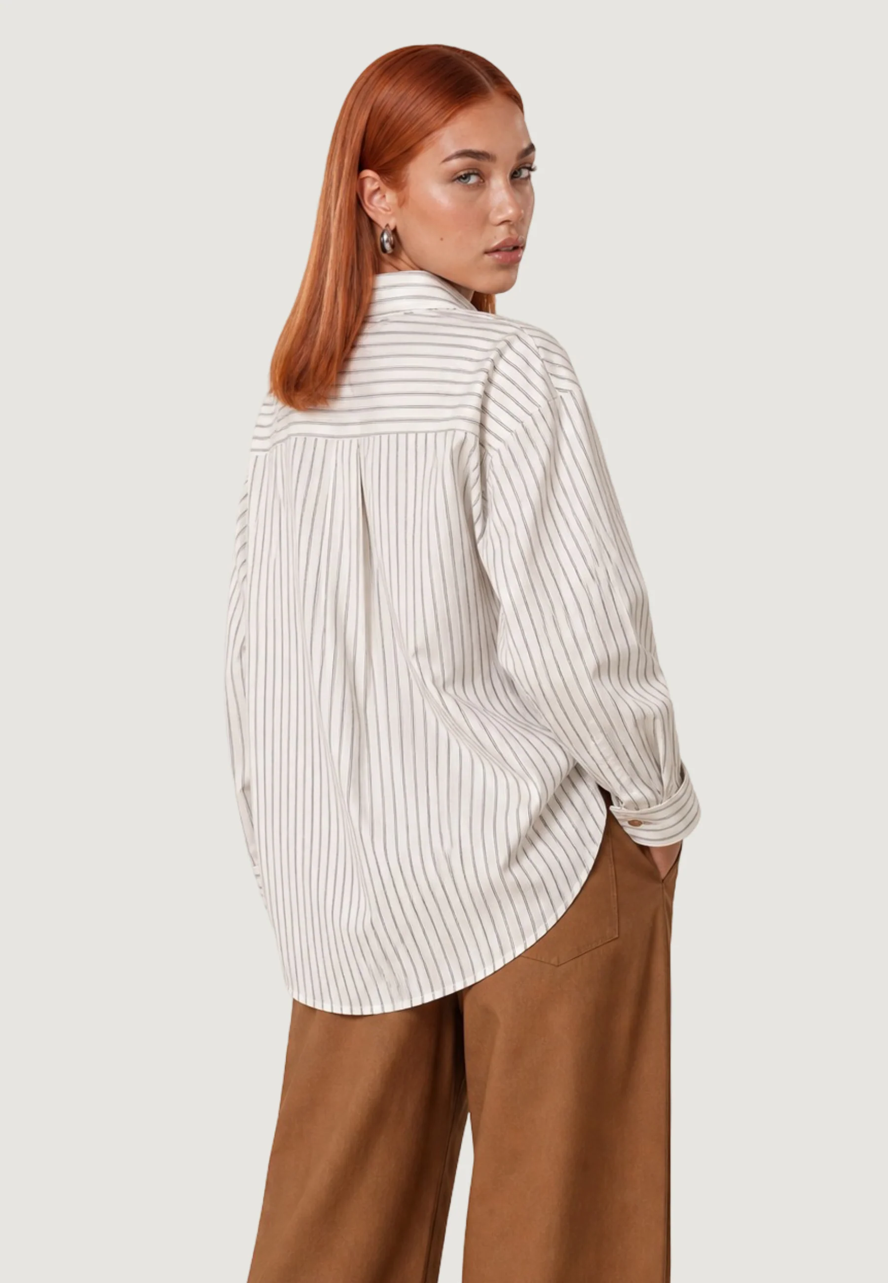 Camicia manica lunga I am Camicia Cotone Righe - Image 2