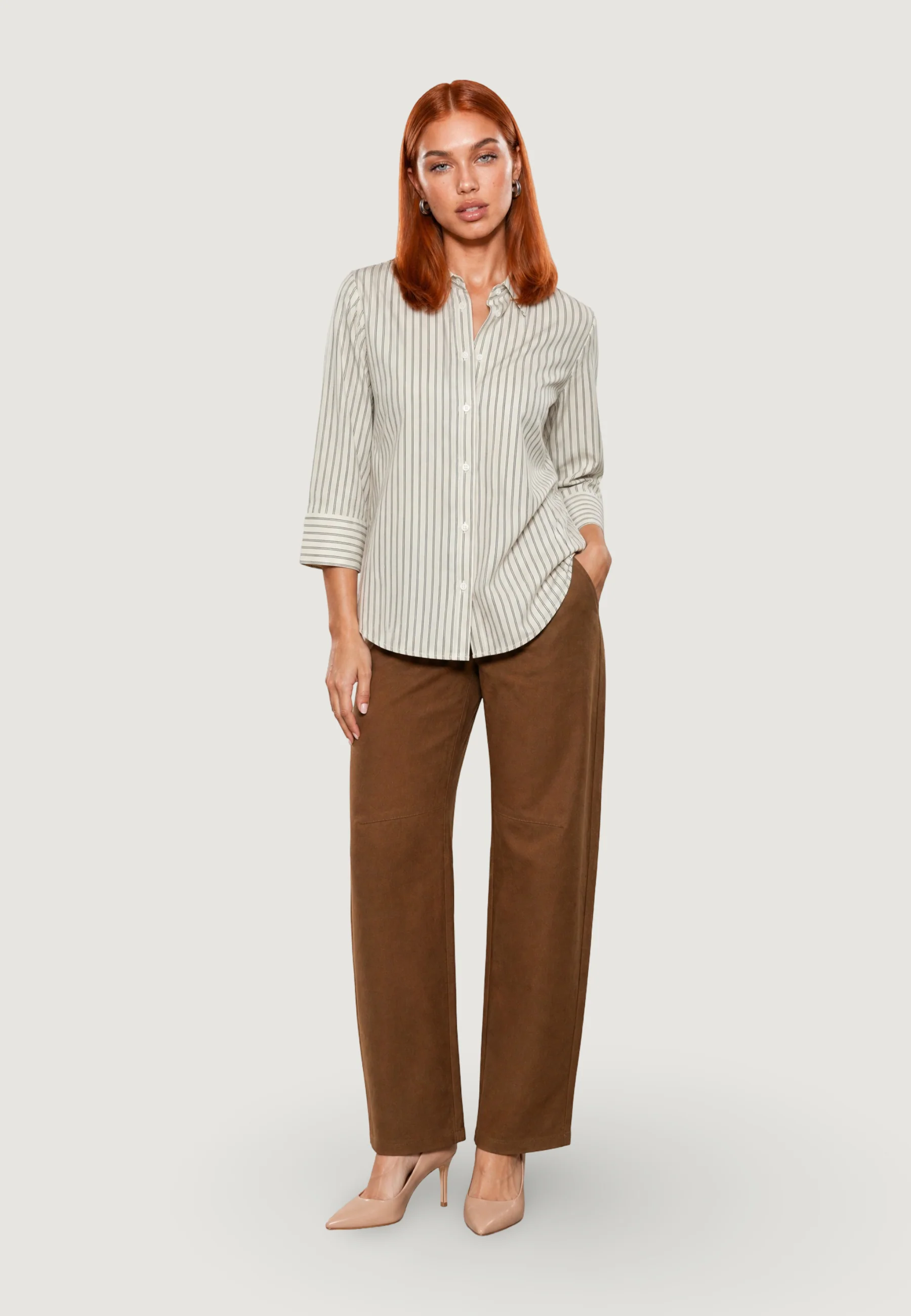 Camicia manica lunga I am Camicia Cotone Righe - Image 3