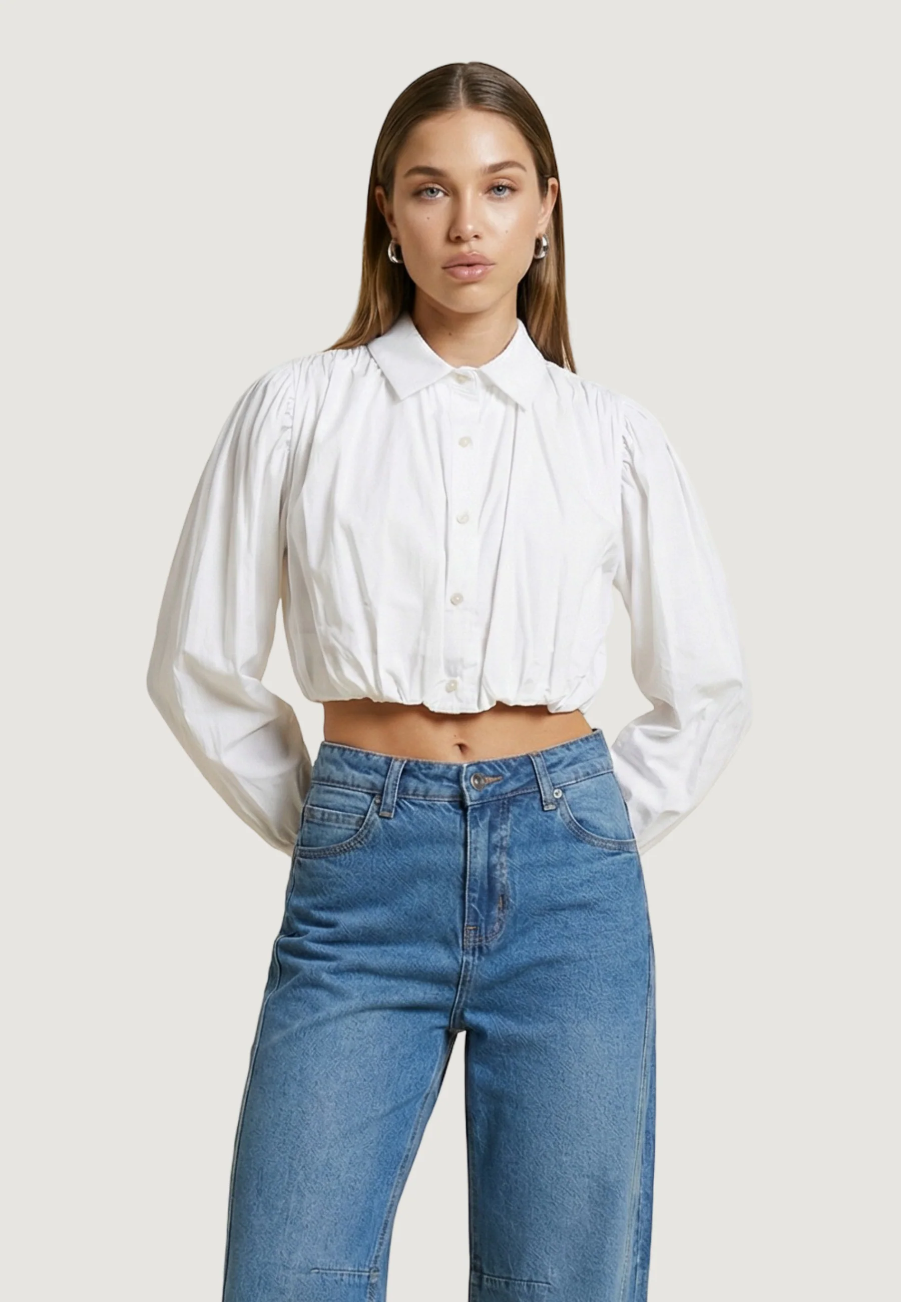 Camicia manica lunga I am Jeans Cotone Elasticizzato - Image 2