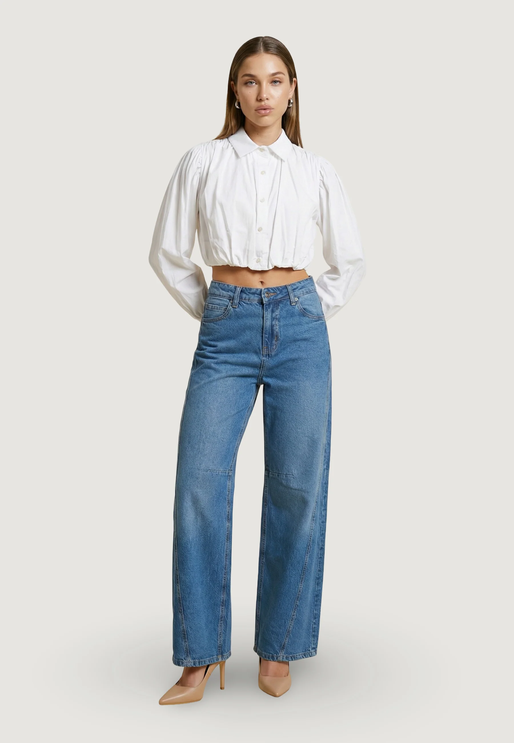 Camicia manica lunga I am Jeans Cotone Elasticizzato - Image 4