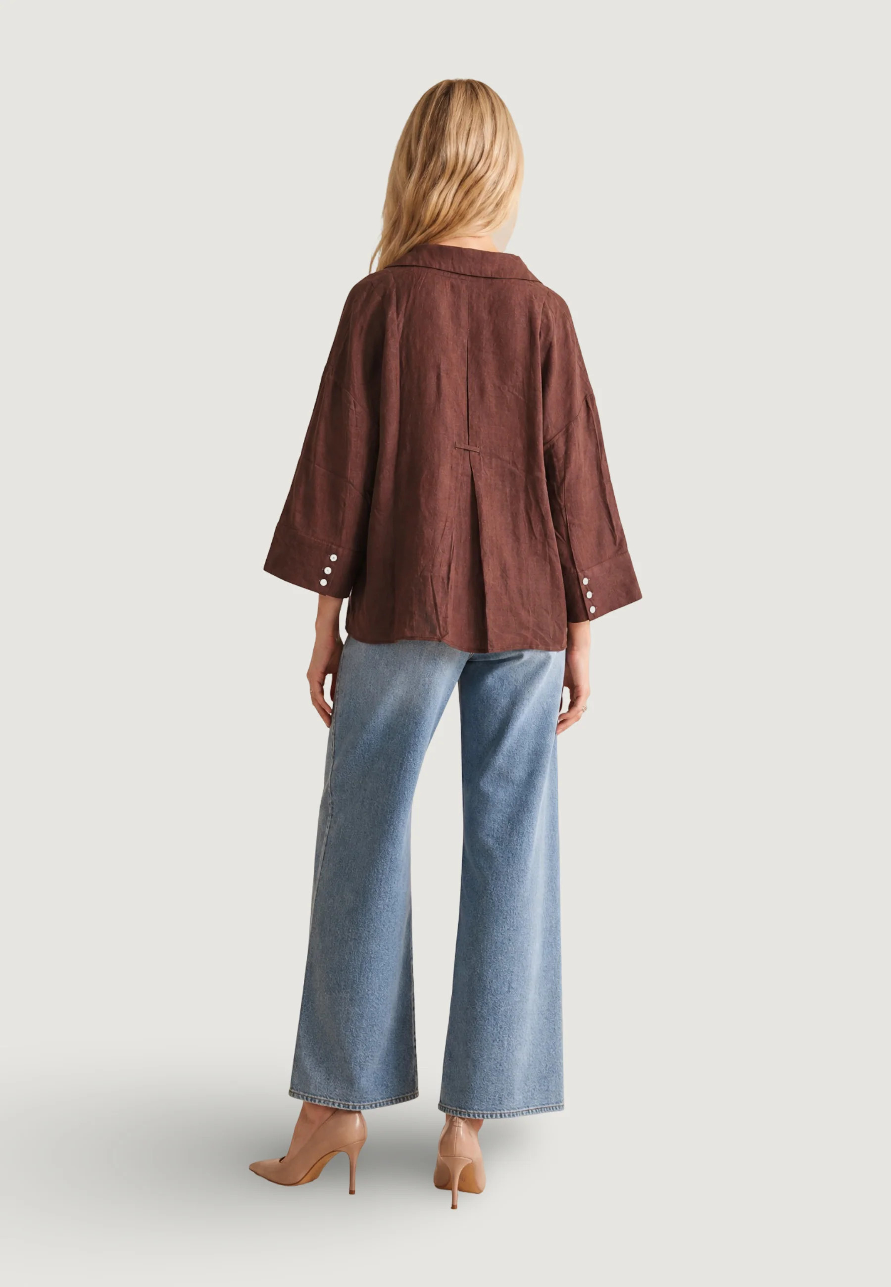 Camicia manica lunga Jacqueline de Yong Jdylaurel Life 7/8 Shirt Wvn - Image 3