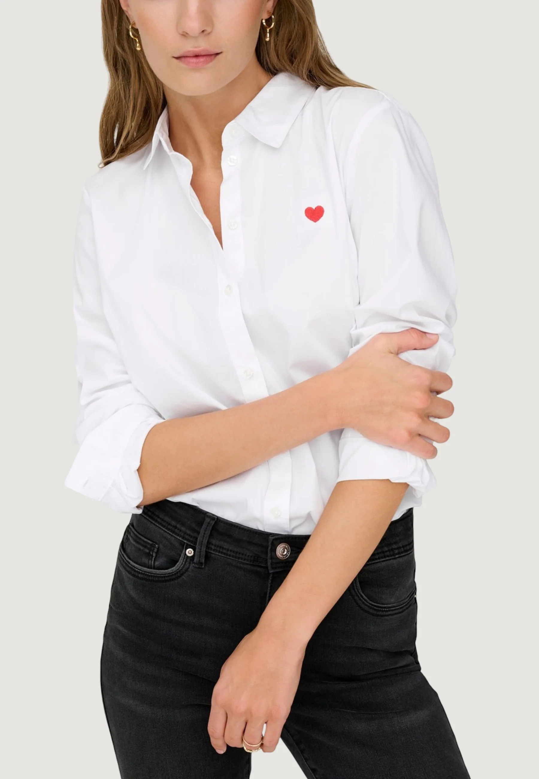 Camicia manica lunga Jacqueline de Yong Jdymio L/S Embroidery Shirt Wvn Noos - Image 4