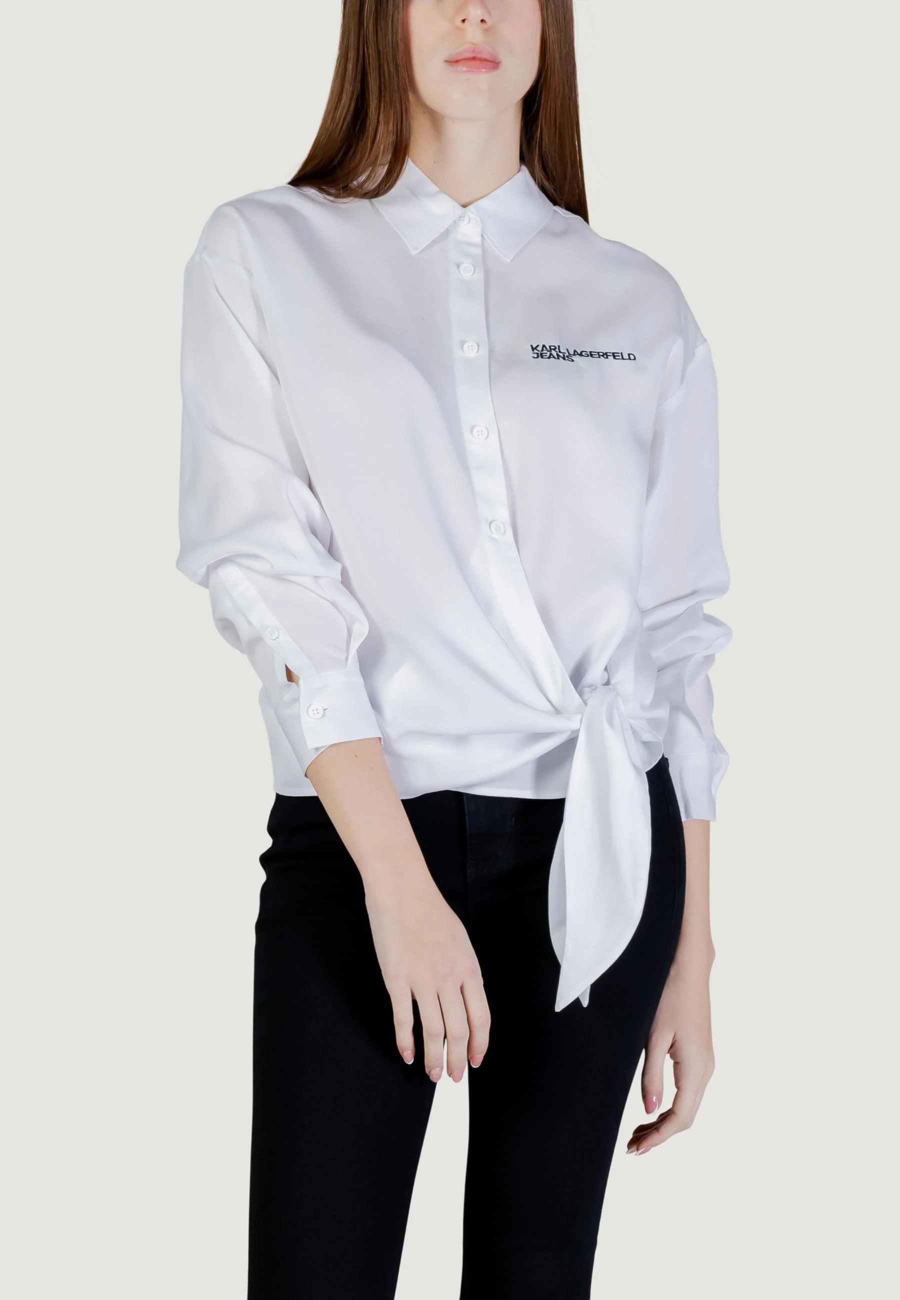 Camicia manica lunga Karl Lagerfeld Jeans KLJ Tied Blouse