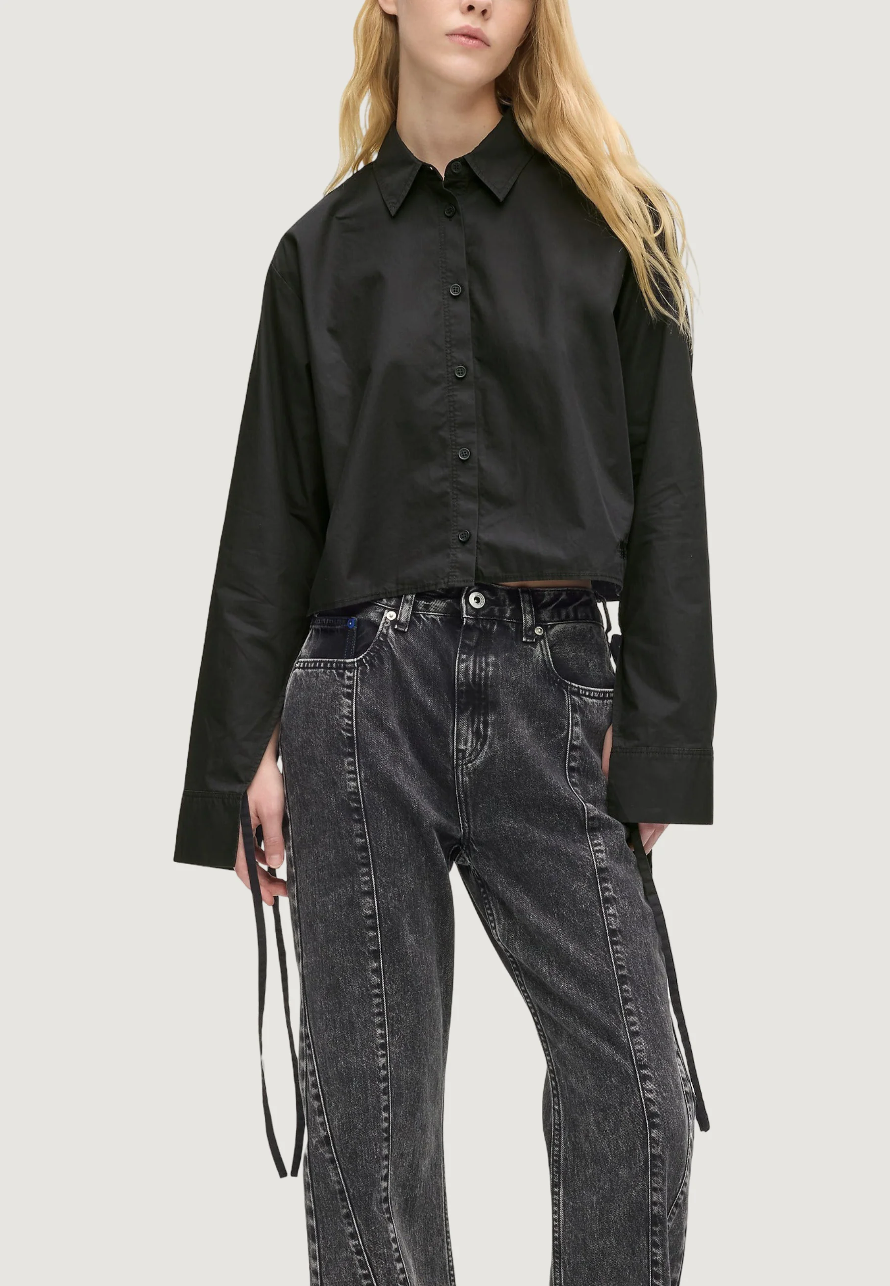 Camicia manica lunga Karl Lagerfeld Jeans KLJ Washed Cotton Blouse