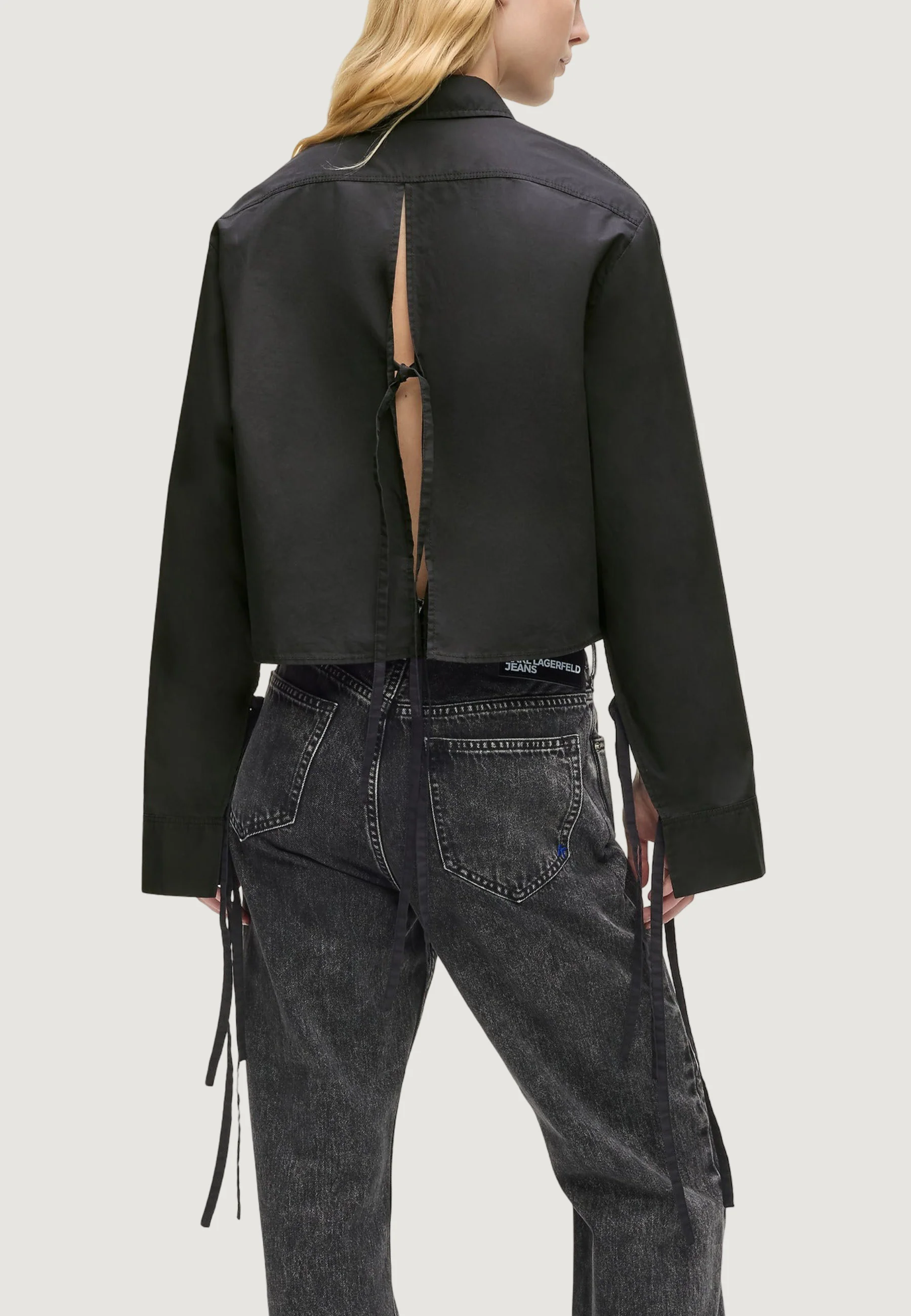 Camicia manica lunga Karl Lagerfeld Jeans KLJ Washed Cotton Blouse - Image 2
