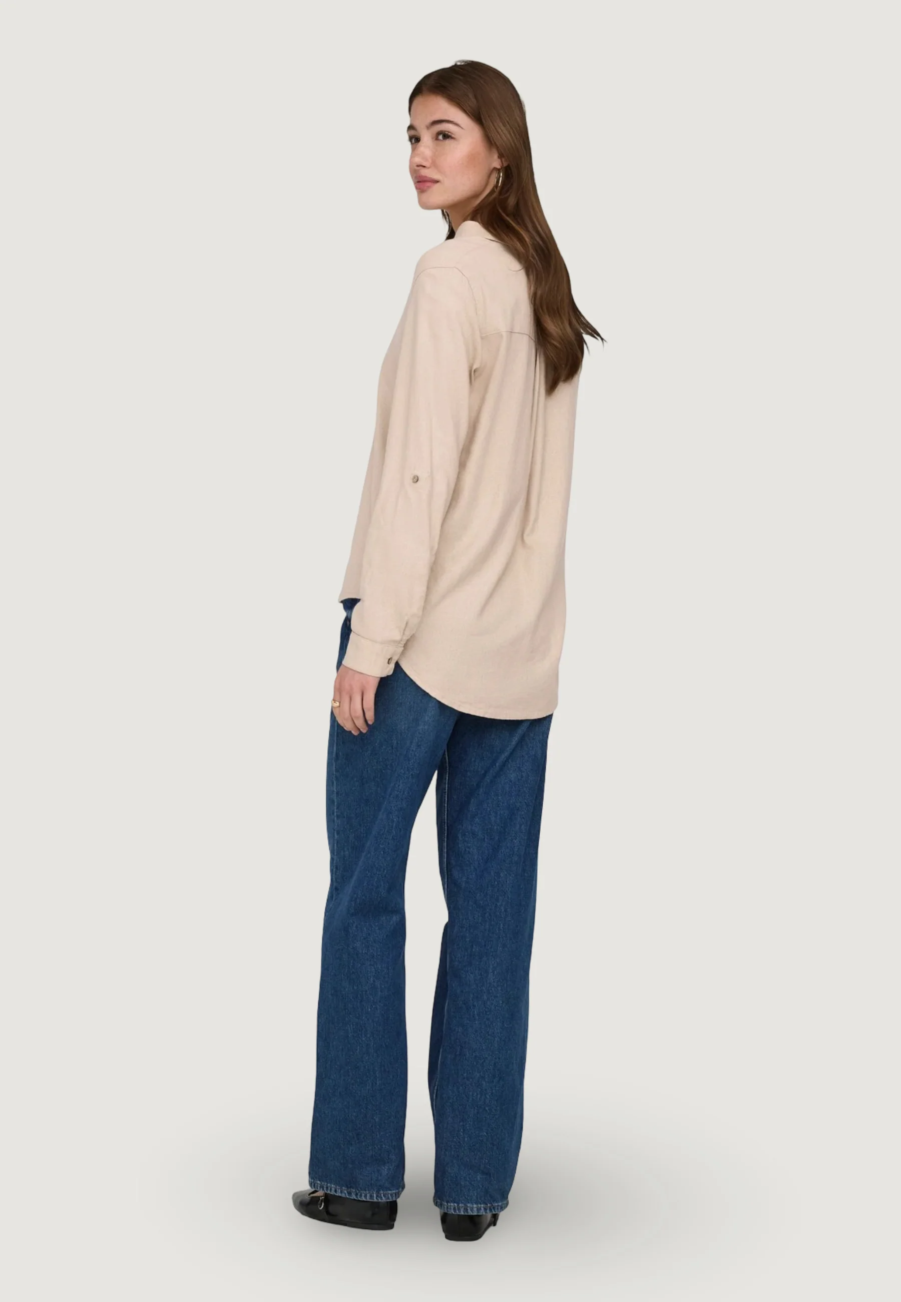Camicia manica lunga Only Onlgoa 3/4 Strap Linen Bl Shirt Cc Pnt - Image 3