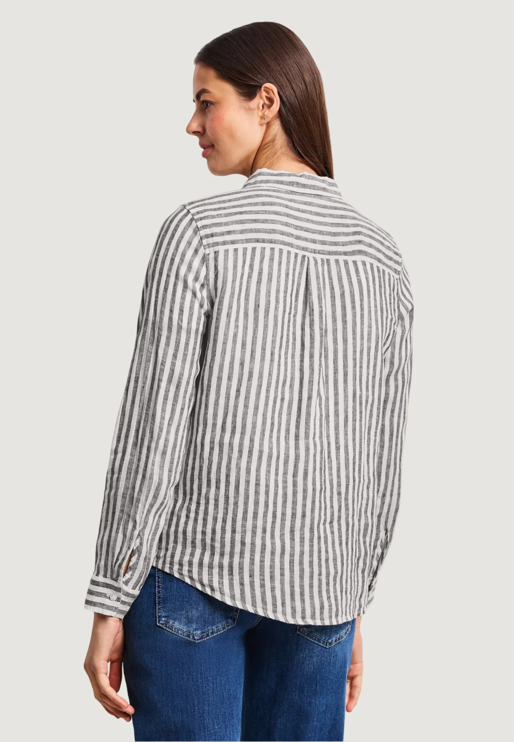 Camicia manica lunga Street One SOL_LTD QR Striped shirtcollarblouse - Image 2