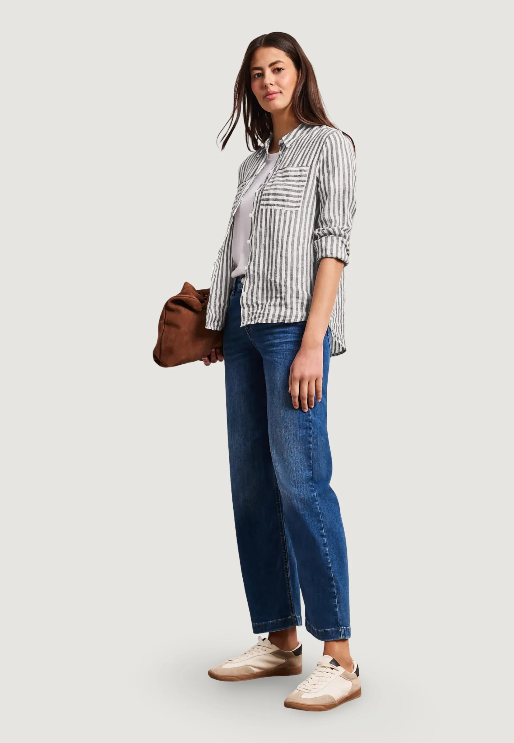 Camicia manica lunga Street One SOL_LTD QR Striped shirtcollarblouse - Image 3