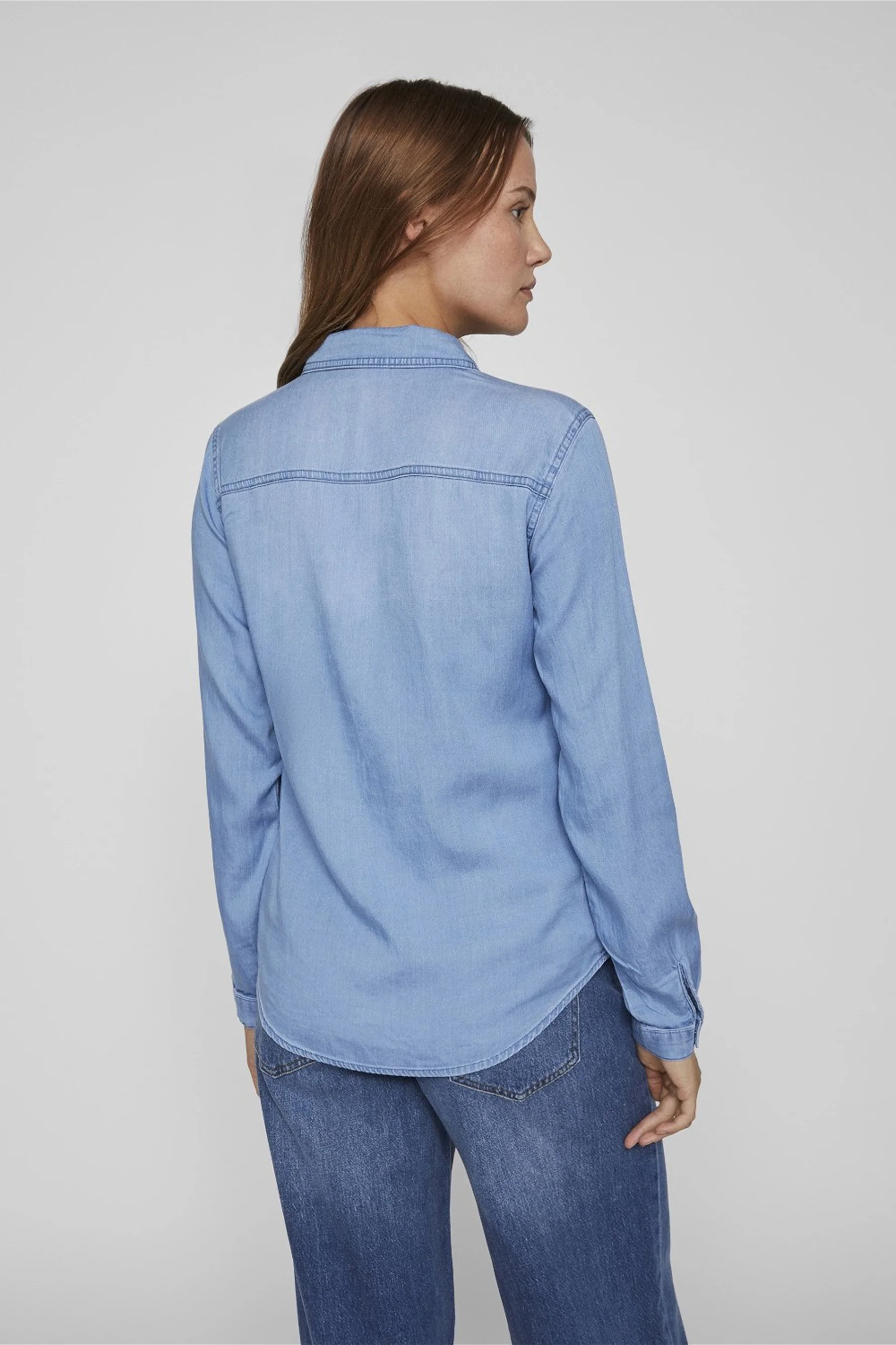 Camicia manica lunga Vila Clothes VIBISTA DENIM SHIRT - Image 3