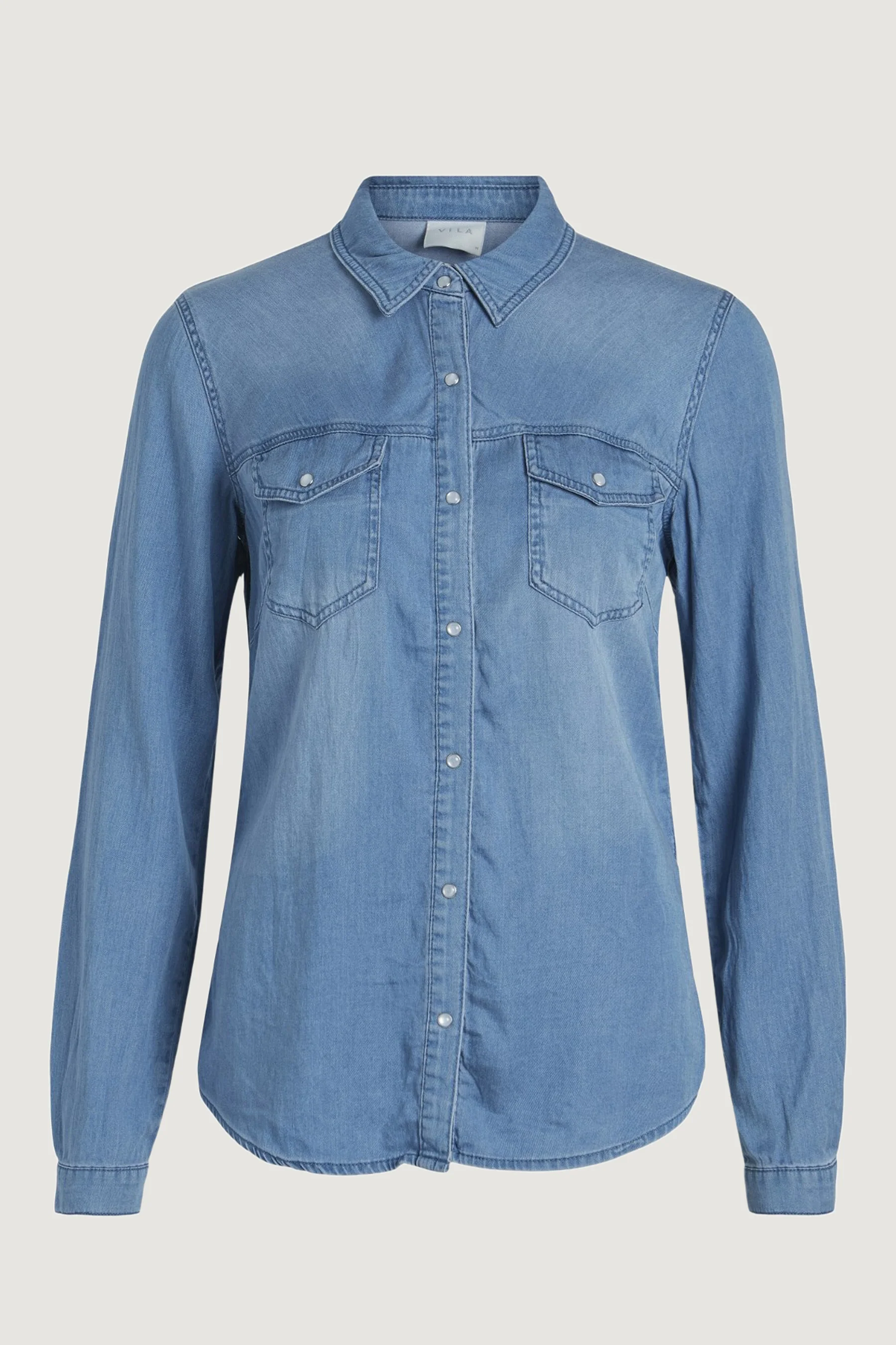 Camicia manica lunga Vila Clothes VIBISTA DENIM SHIRT - Image 5